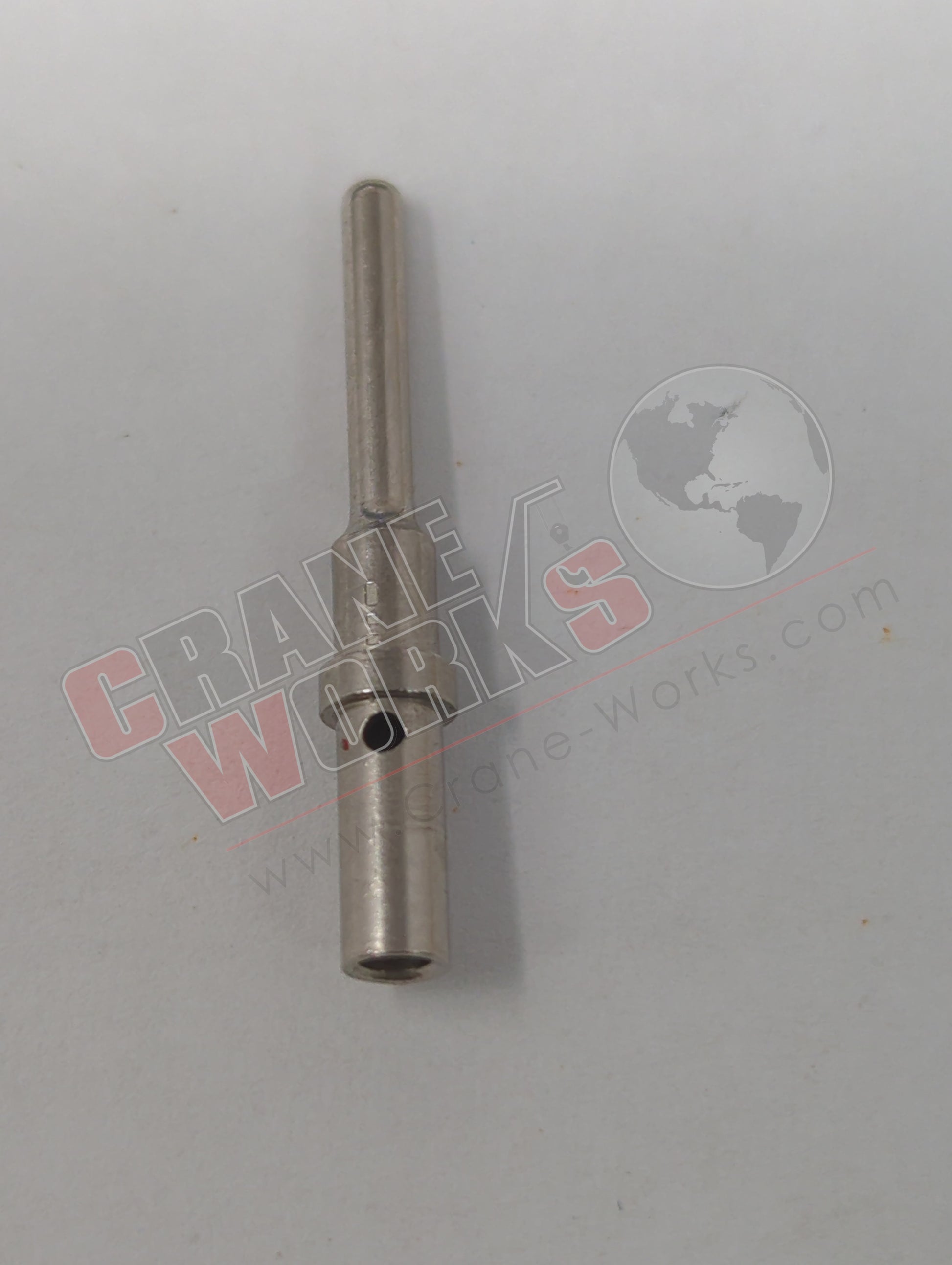 Picture of 46020216141, a  New Dt Solid Pin Terminal, 18-16 Wire Ga (27825), angle 2.