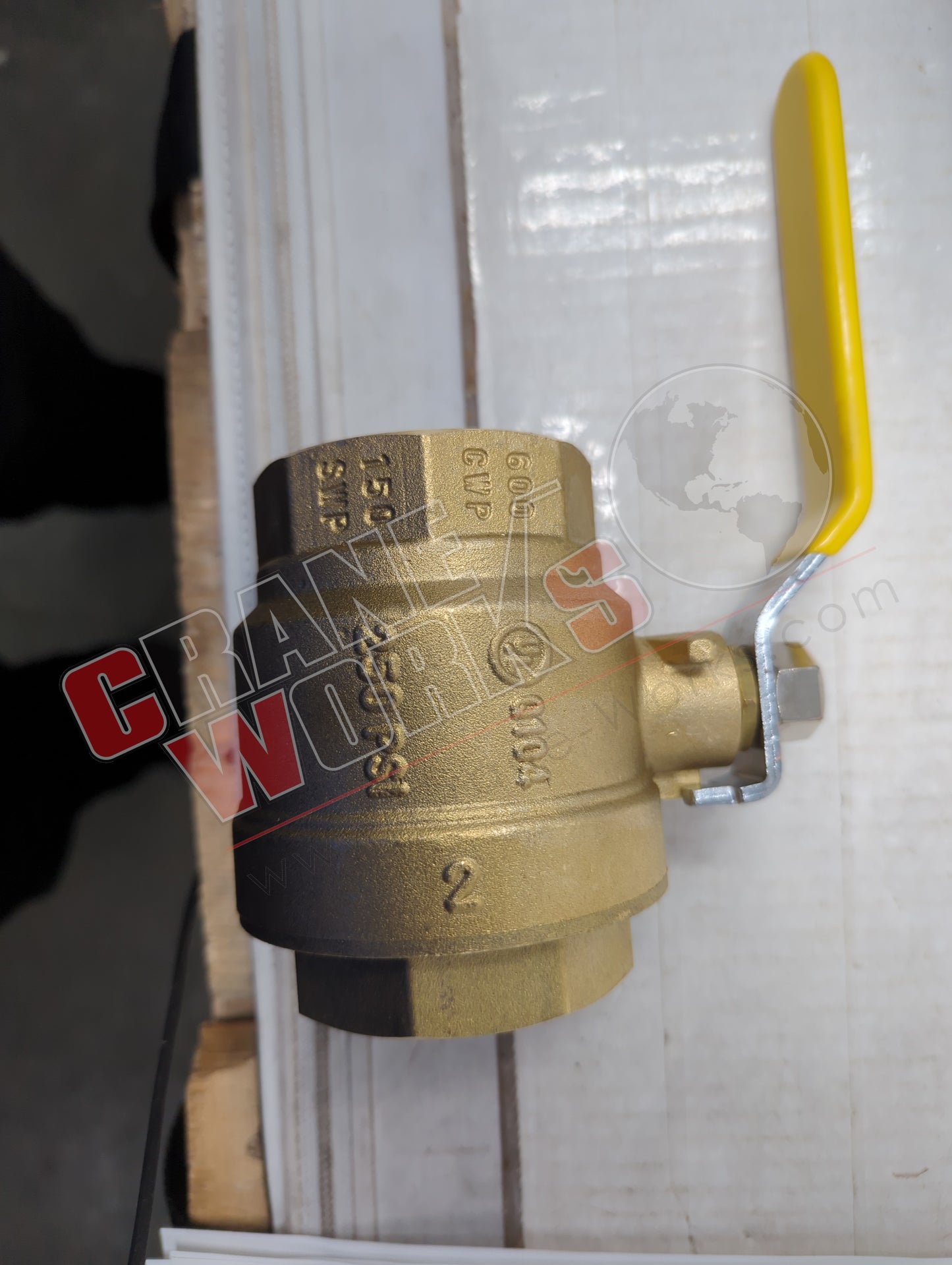 '-19059-2 | New 2" Brass Ball Valve