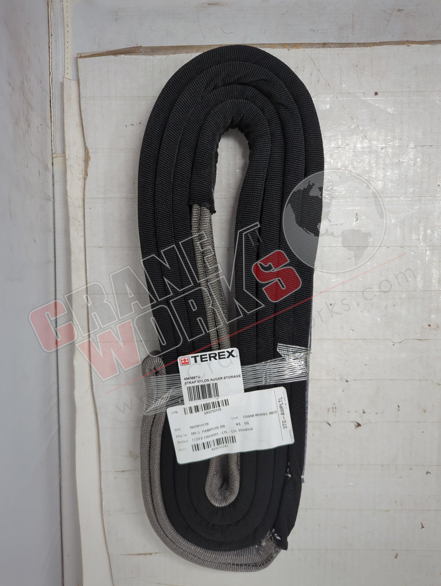 494396TU | New Strap Nylon Auger Storage 12'