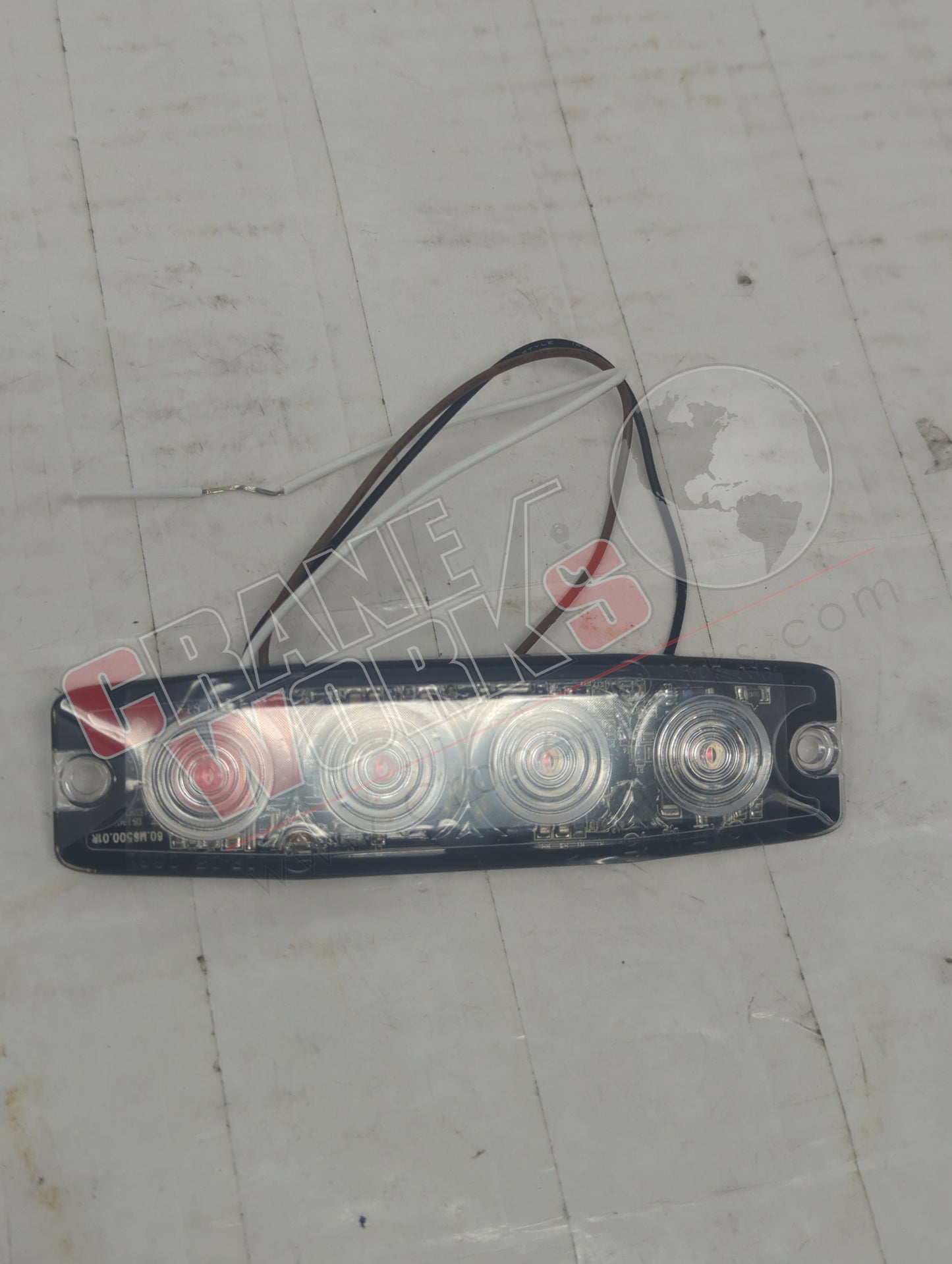 8892243 | New Ultra Thin 4.5 Inch Red Led Strobe Light