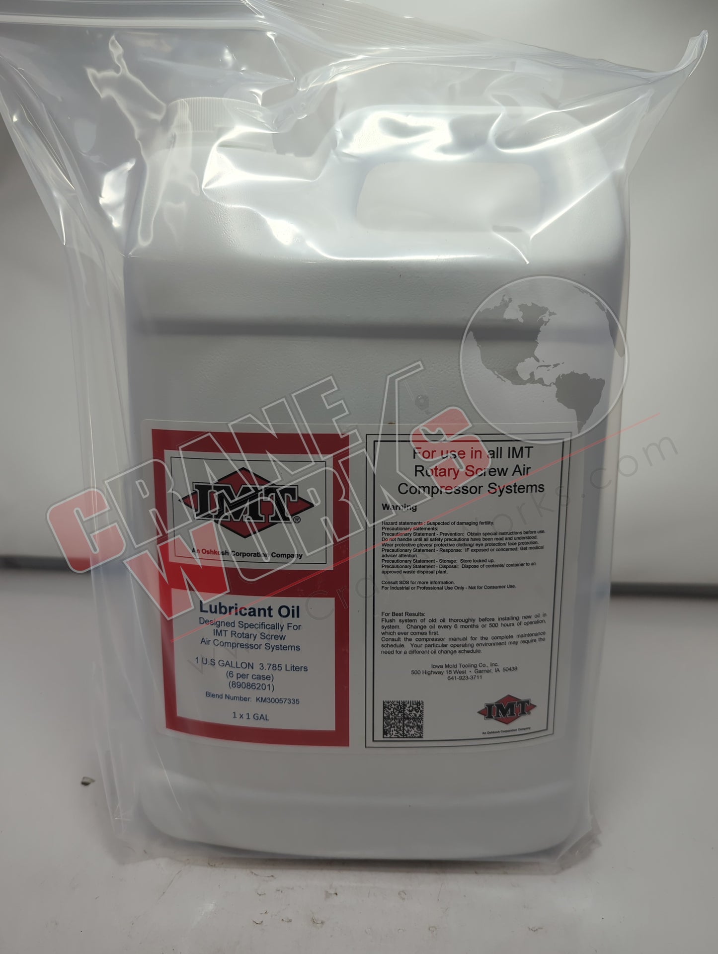 89086201 | New Compressor Oil; Gallon (Rotary)
