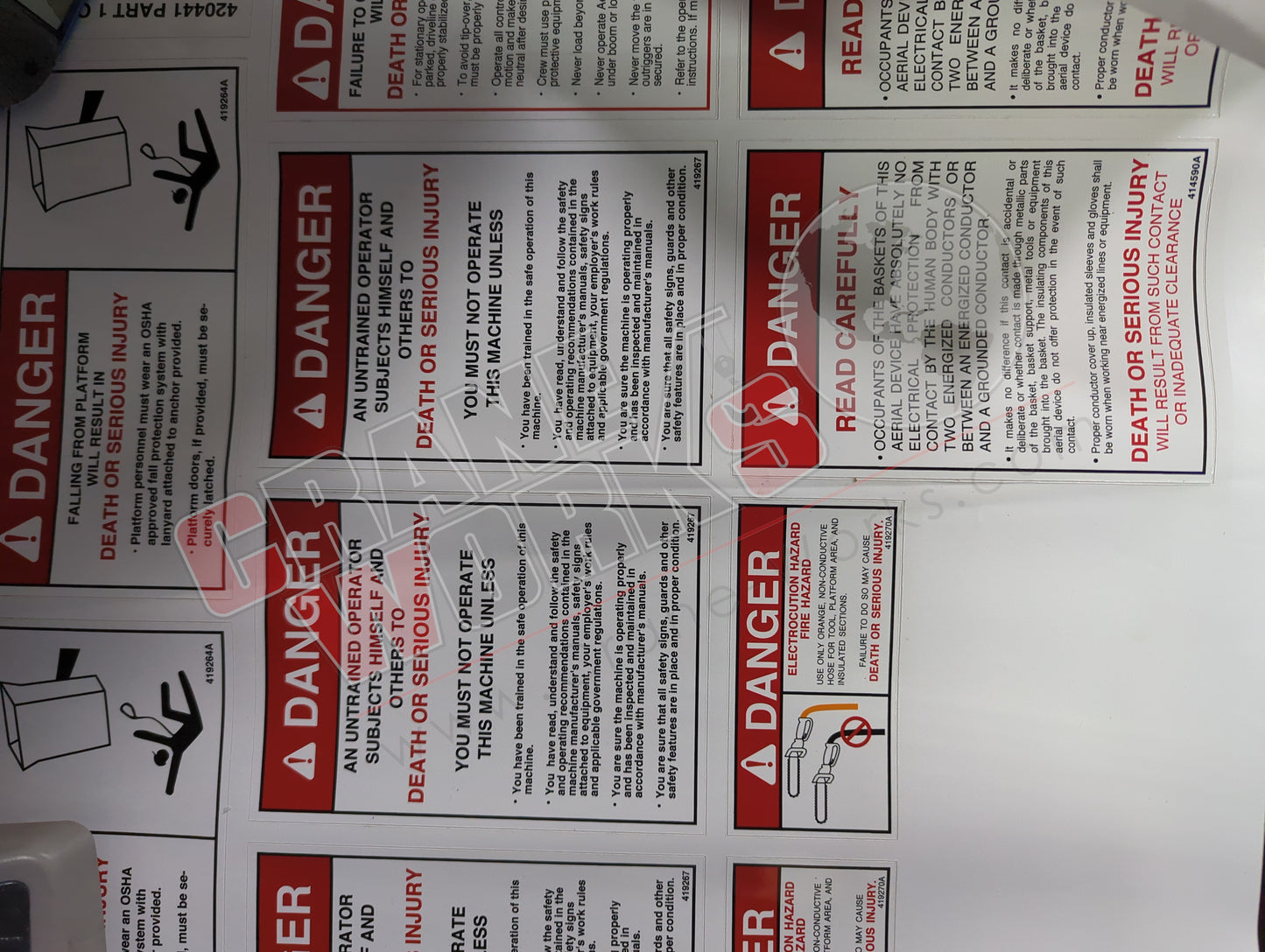 420441TU | New Decal Sheet