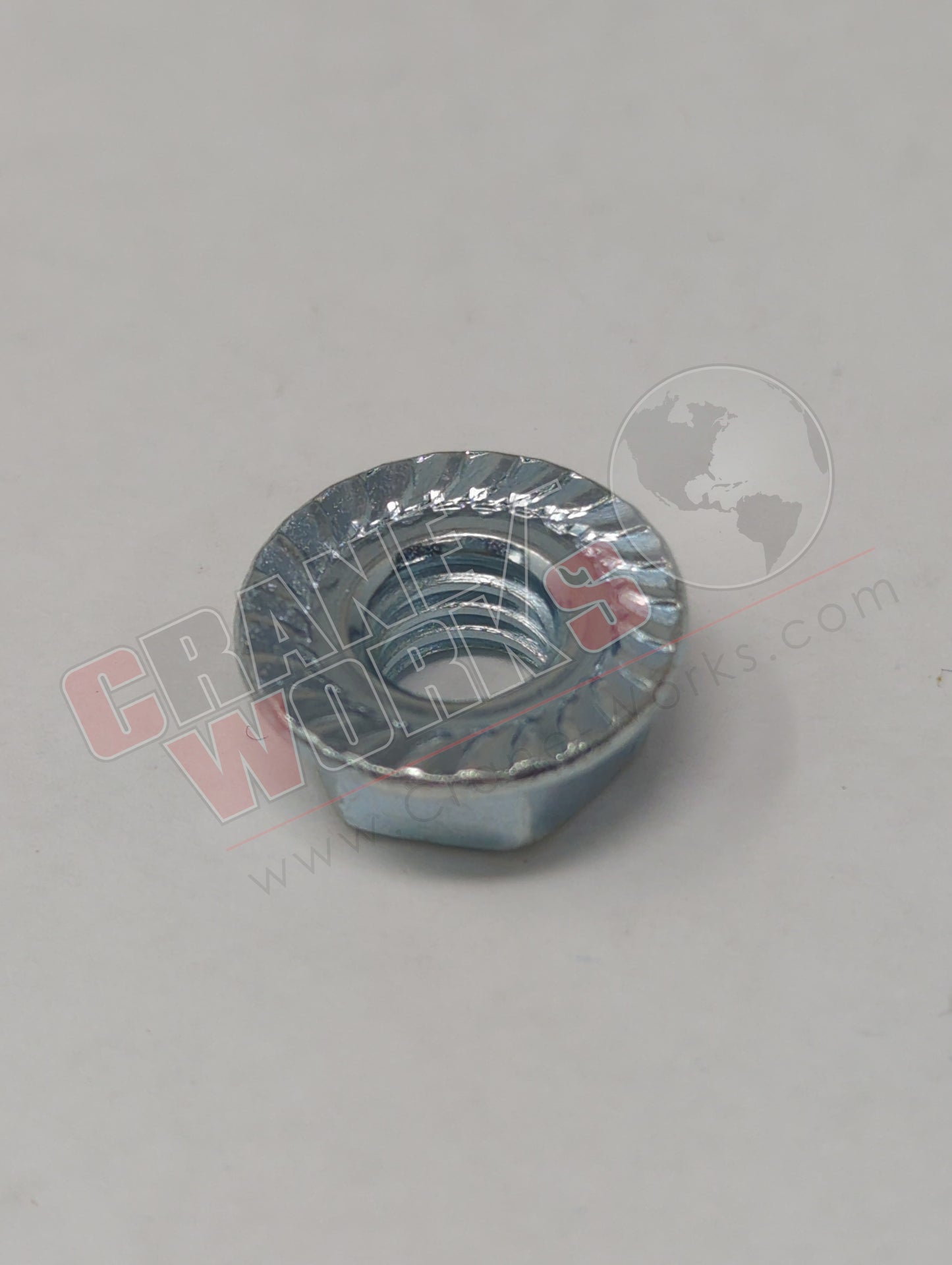34293 | New Spin Locknut Serrated Flng 5/16-18 Zinc (28360)