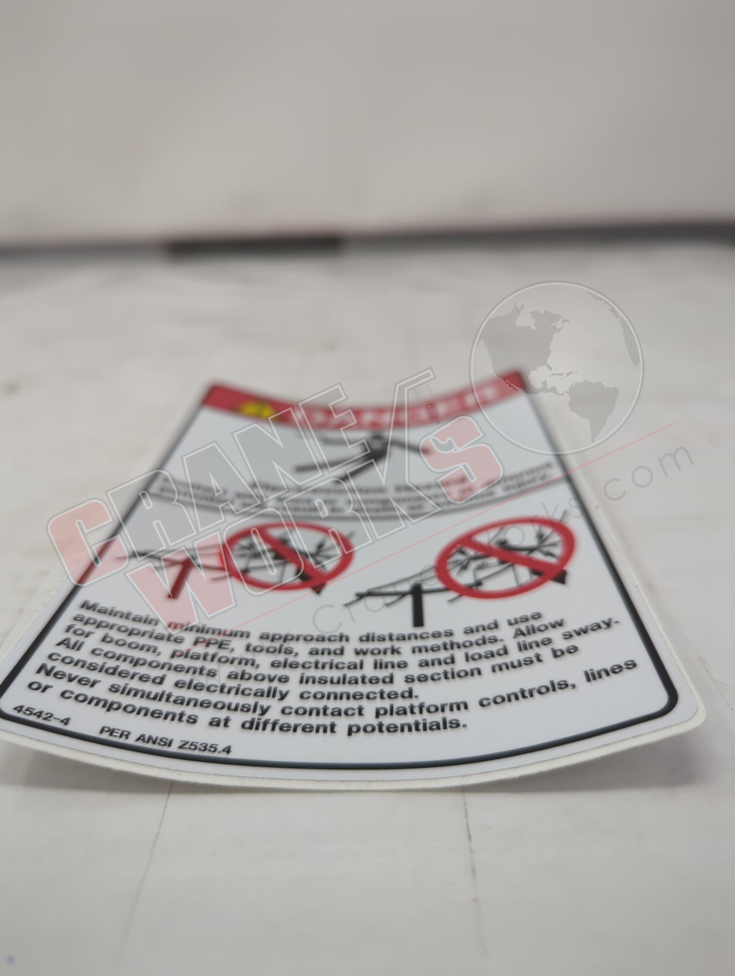 Picture of 4542-4, a  New Danger Electrocution, angle 2.