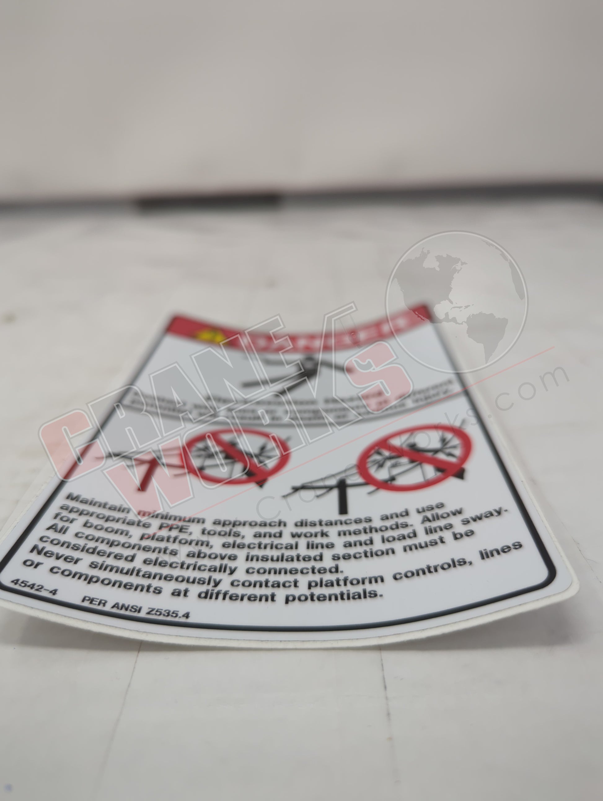 Picture of 4542-4, a  New Danger Electrocution, angle 2.