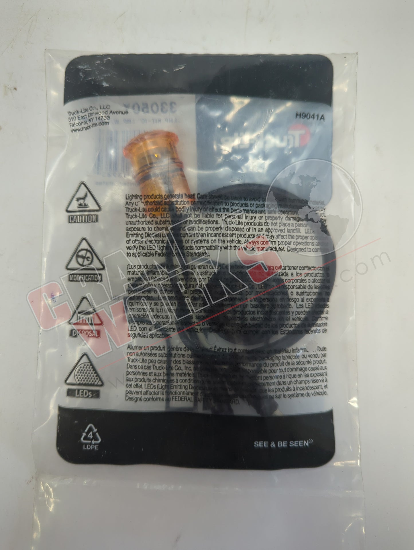 33050Y | New Led Marker Lt W/Grommet