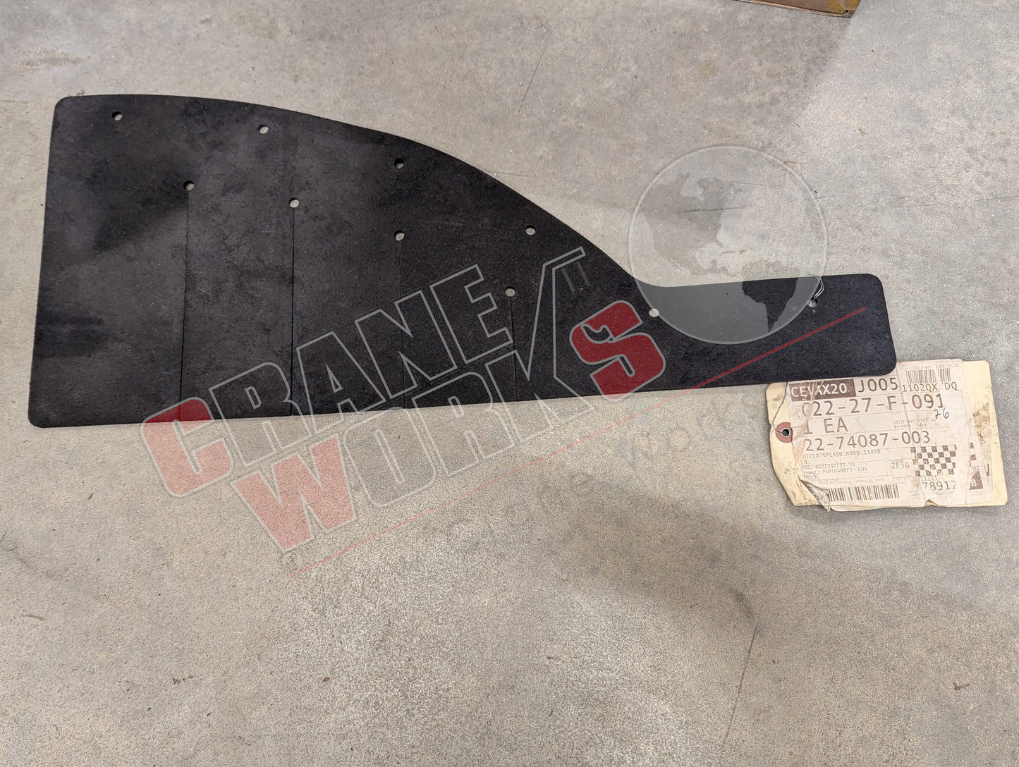 22-74087-002 | New Lh Hood Splash Shield