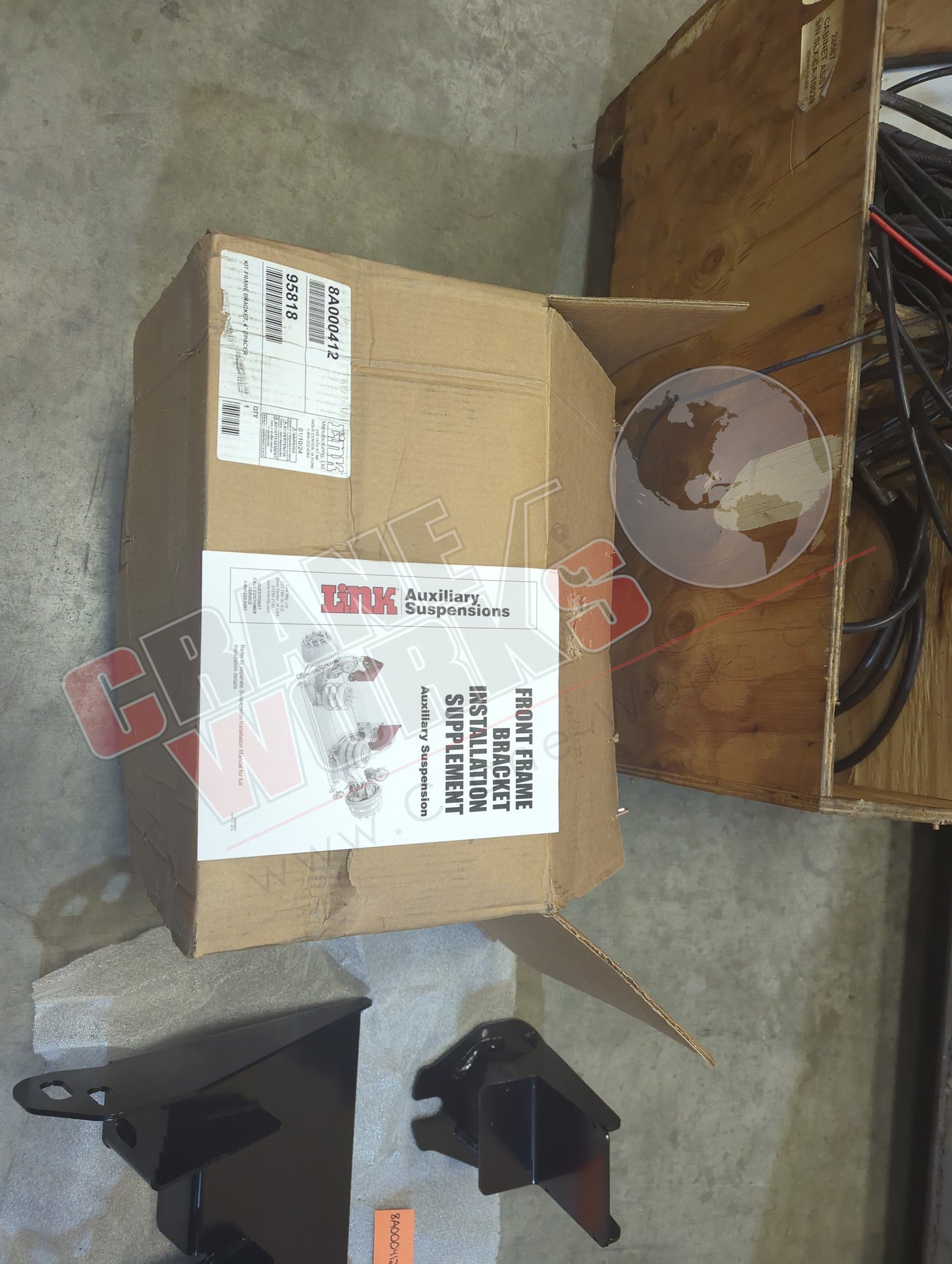 8A000412 | New Kit - Frame Bracket 4" Spacer