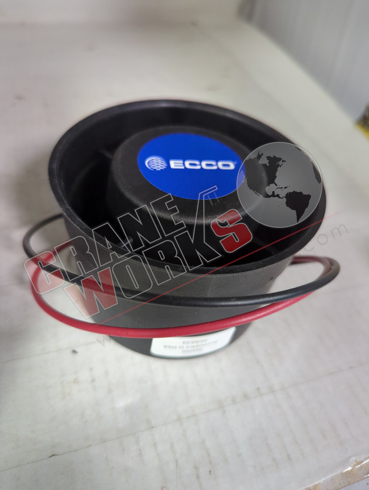 Picture of 3WRR9, a  New Ecco Back Up Alarm: 12 To 36V Dc, angle 2.