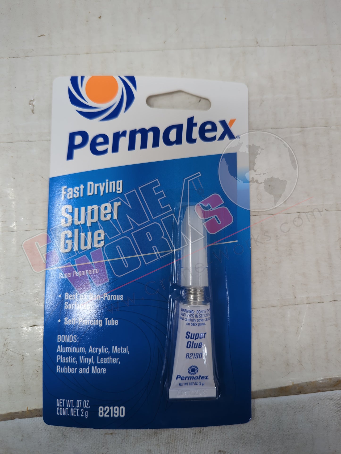 9117 | New Permatex Super Glue, 2 Gm Tube