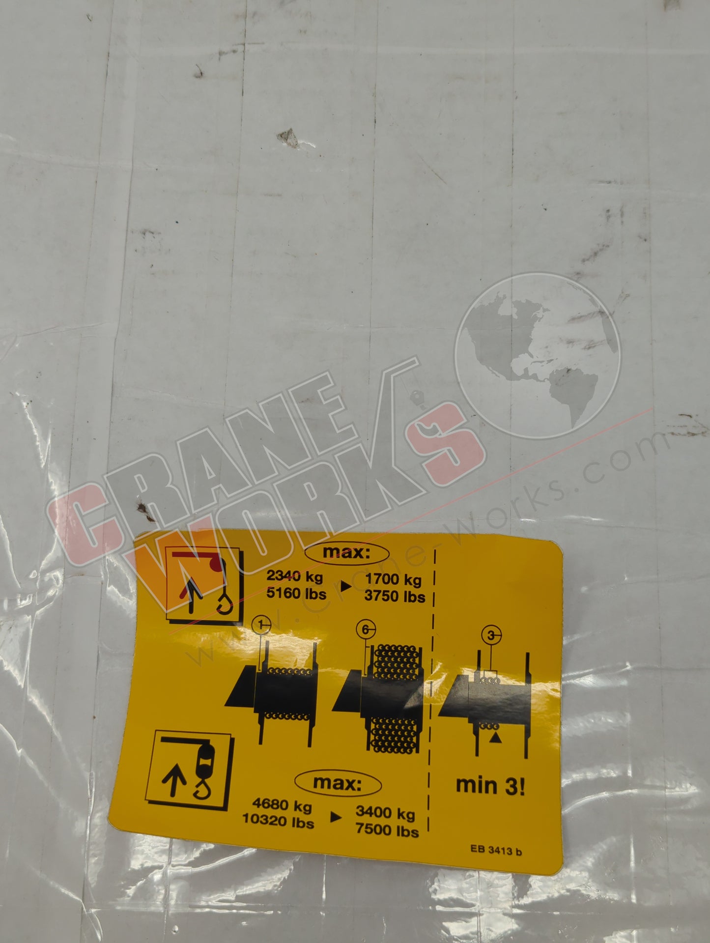 EB3413 | New Placard (Winch)