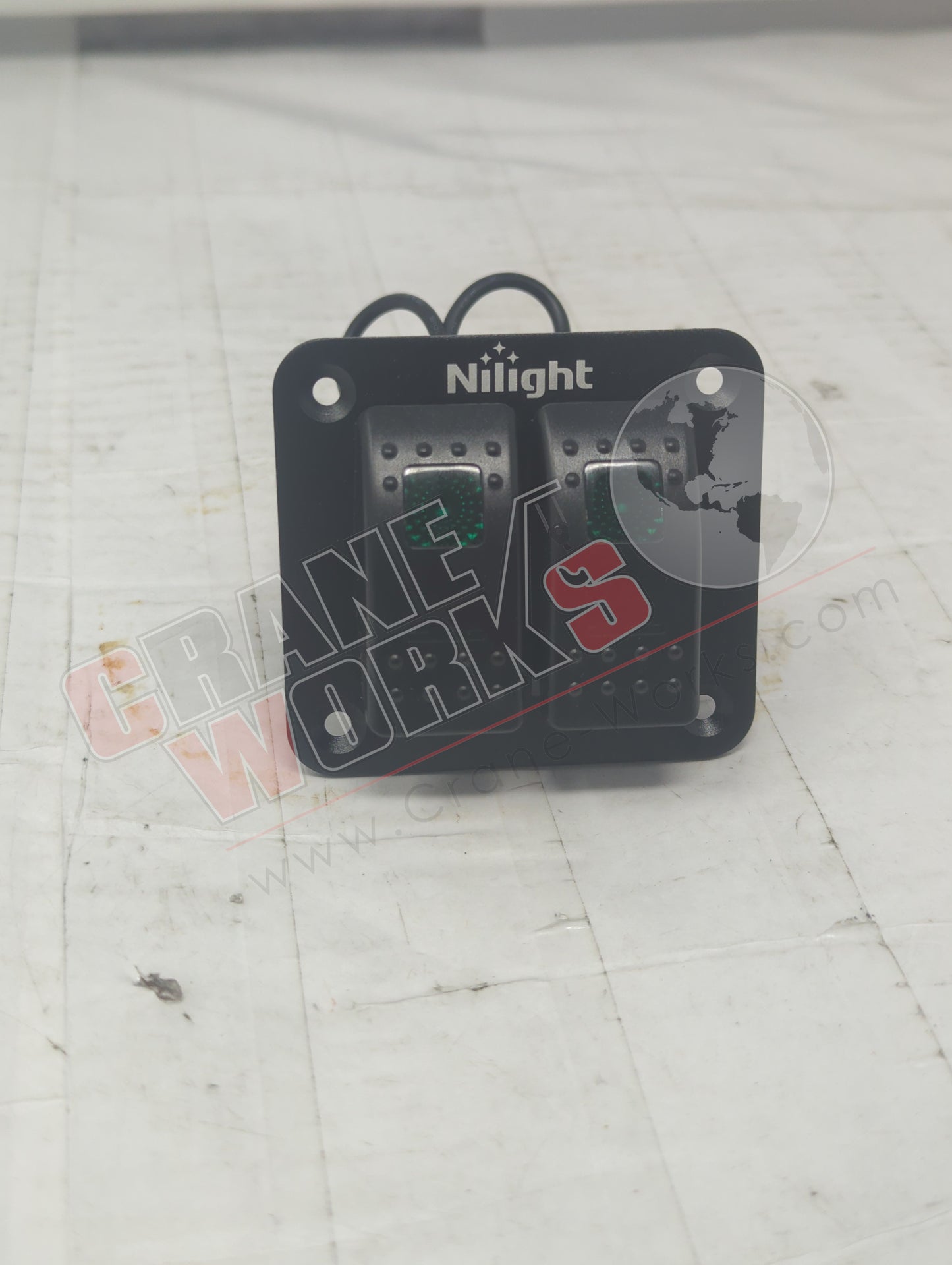 B094NTSY9P | New Gang Rocker Switch Panel 12V 24V Dc Green