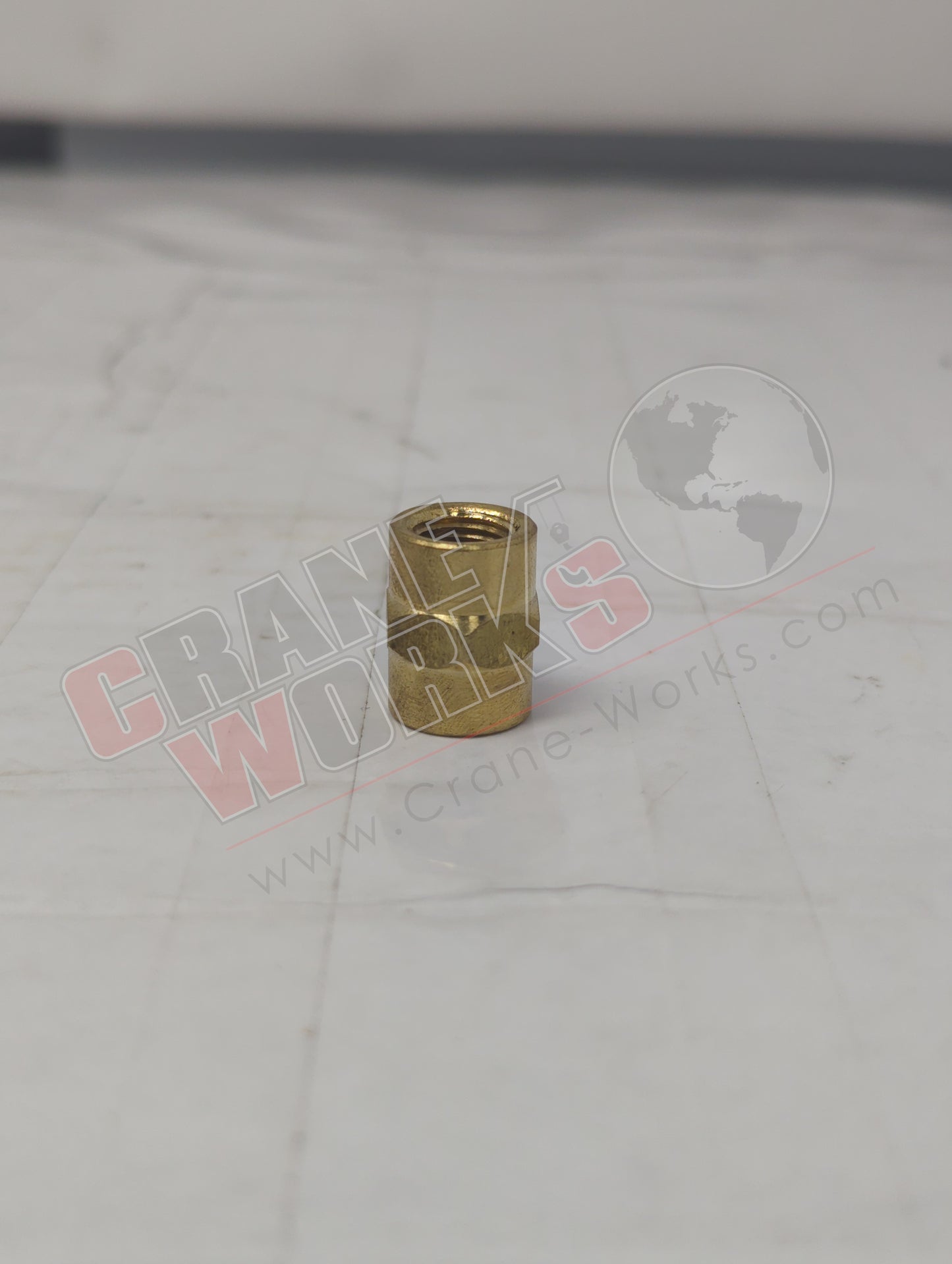 11090 | New 1/8" Brass Pipe Coupling (207P-02)