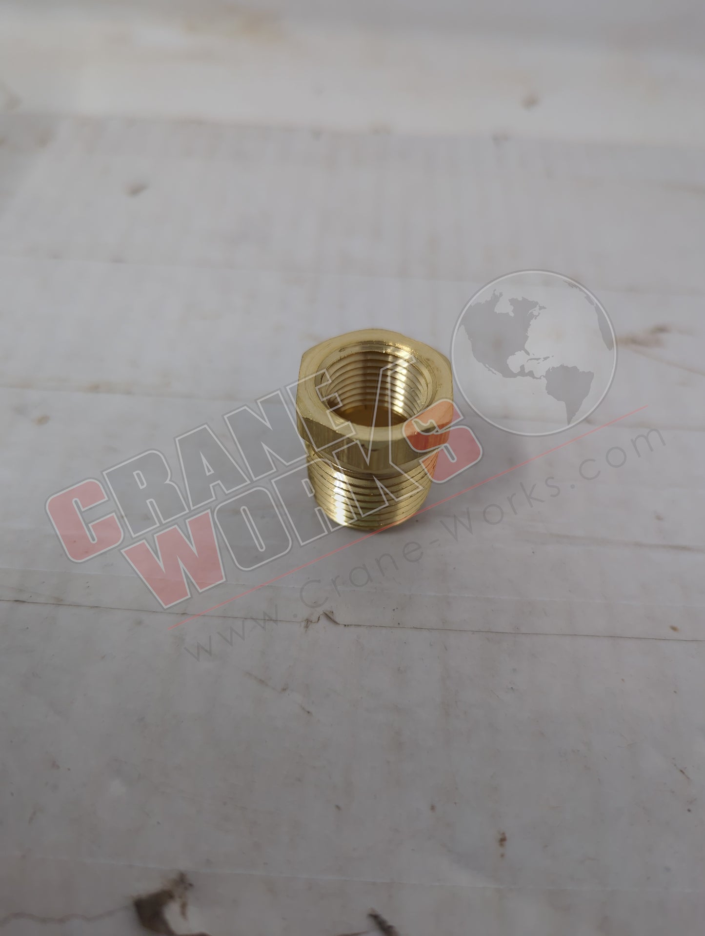 '-11089-3 | New Brass Bushing 1/2" To 3/8" (90324) (209P-08-06)