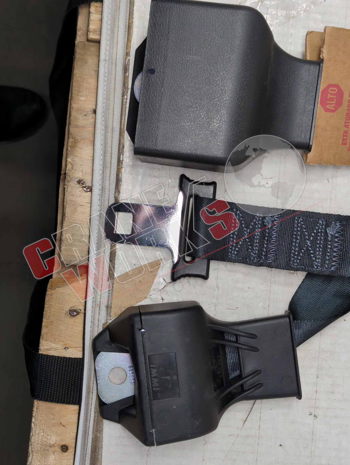 1914100127 | New Belt, Safety (3 Point W/ D-Loop & C2 Buckle)