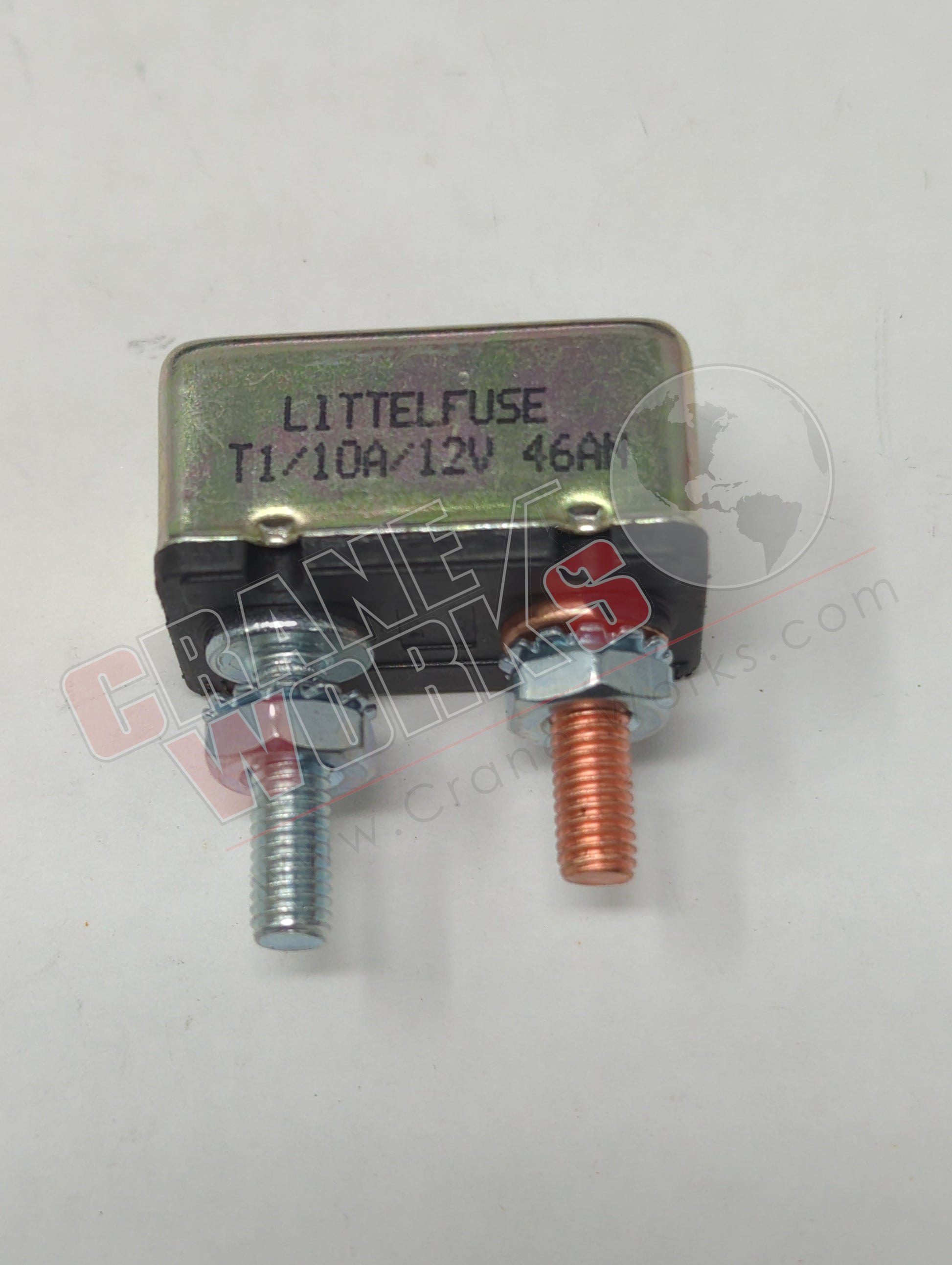 Picture of C464020, a  New 10 Amp Circuit Breaker Stud Type (2985), angle 2.
