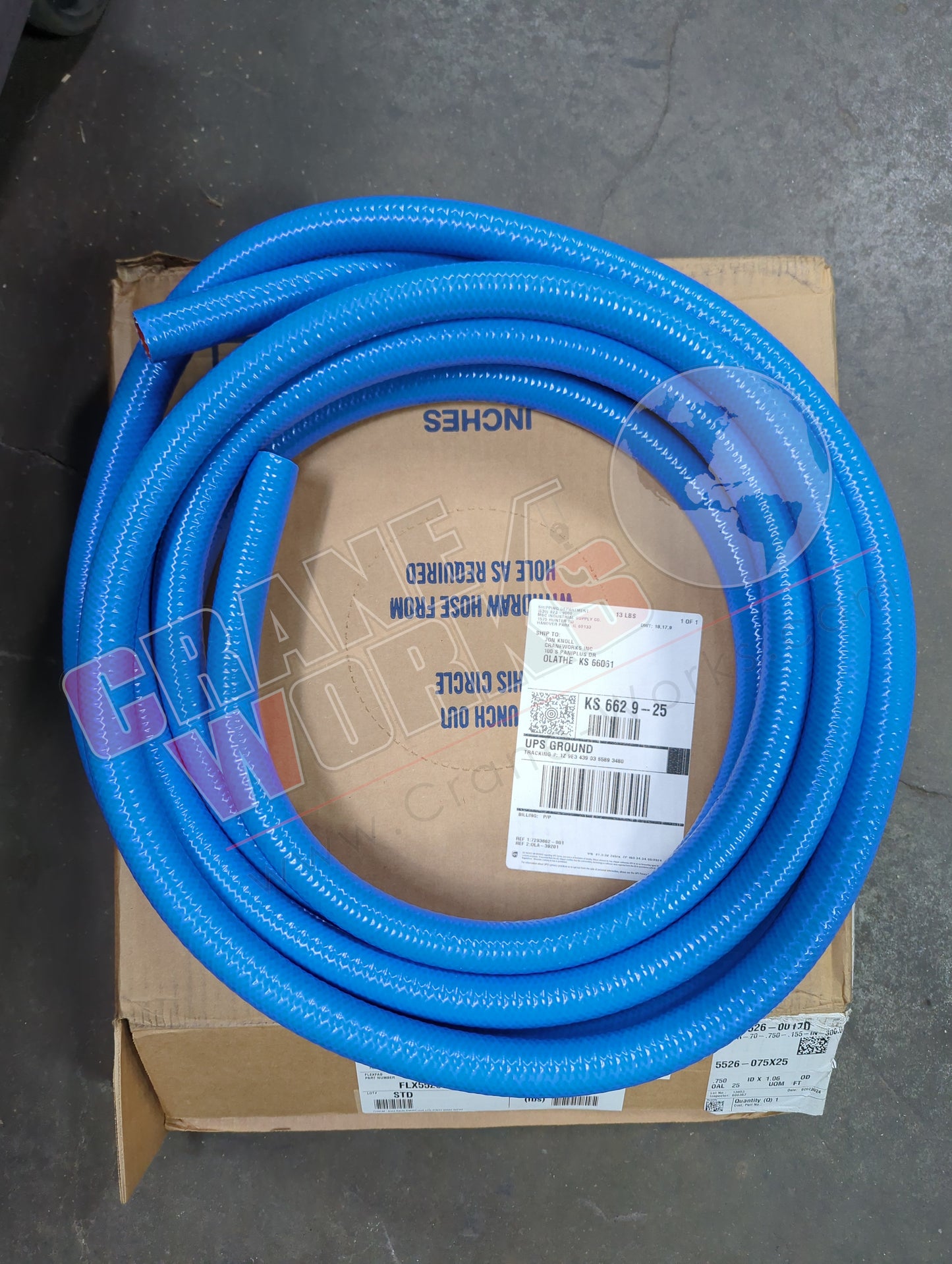 9931N | New Heater Hose 1-Ply 3/4"X25' (5526-075X25Fx)