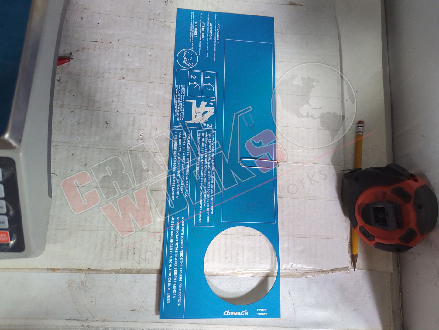 10010438 | New Sticker/Plate