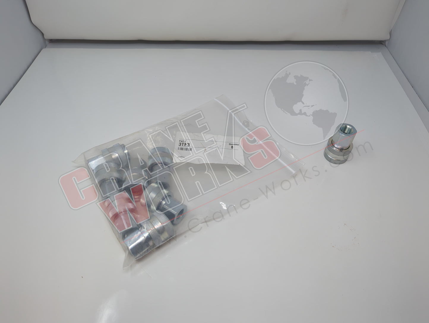 3TF3 | New 3/8" T-Series Ball Coupler X 3/-8" Fnpt