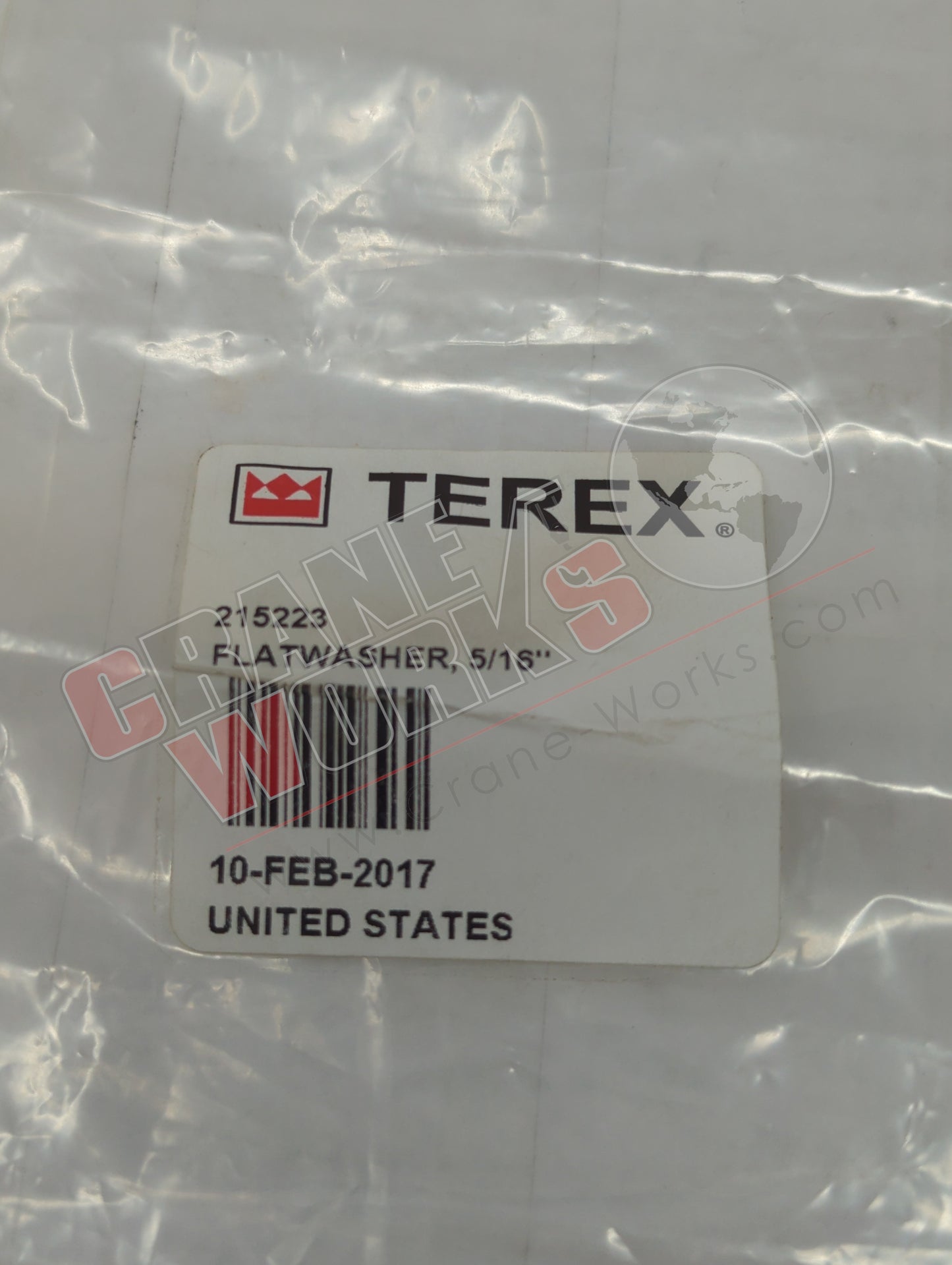 215223 | New Flatwasher, 5/16"