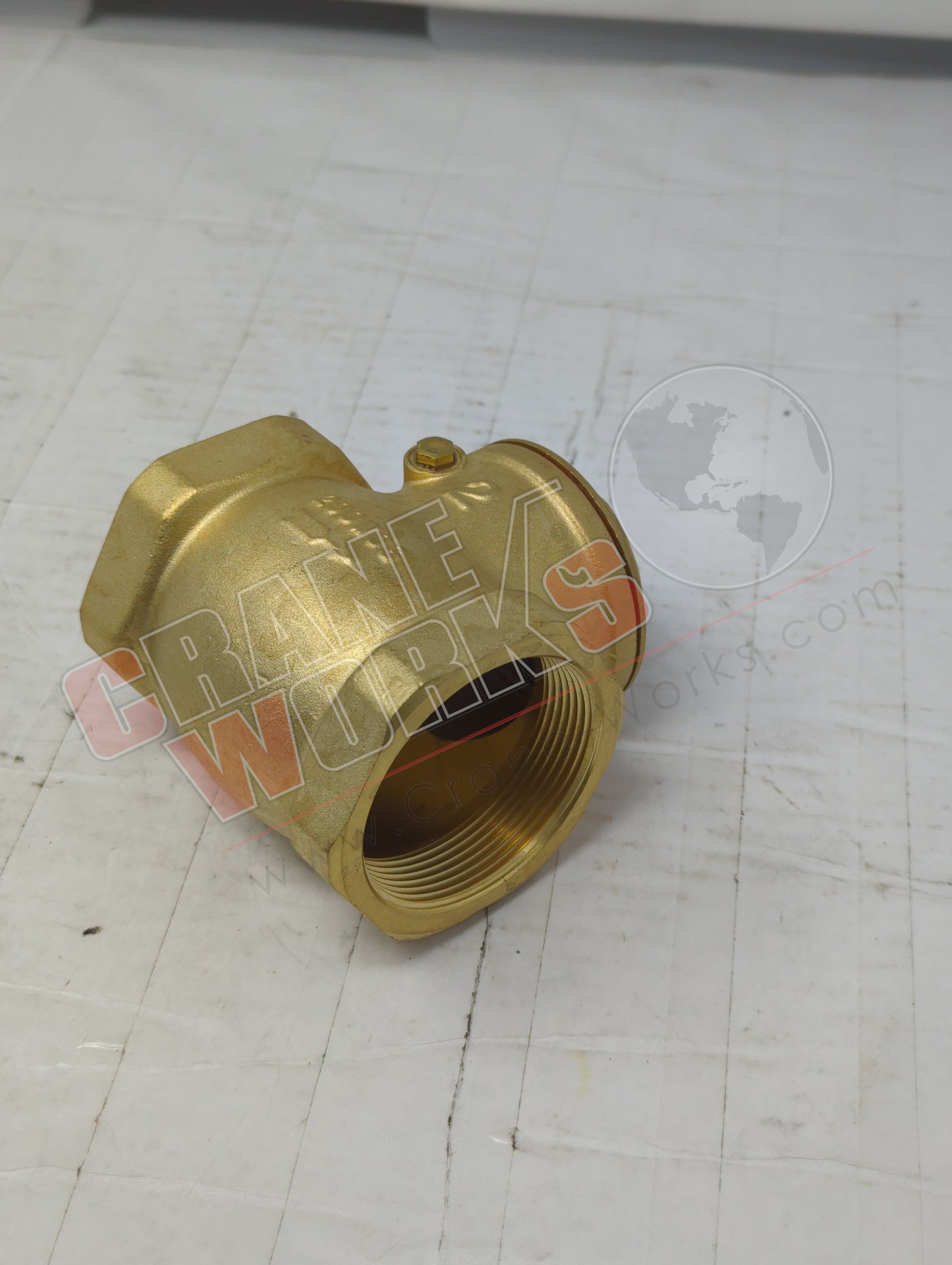 6VDT8 | New 2" Npt Check/Flapper Valve, Brass *Note*
