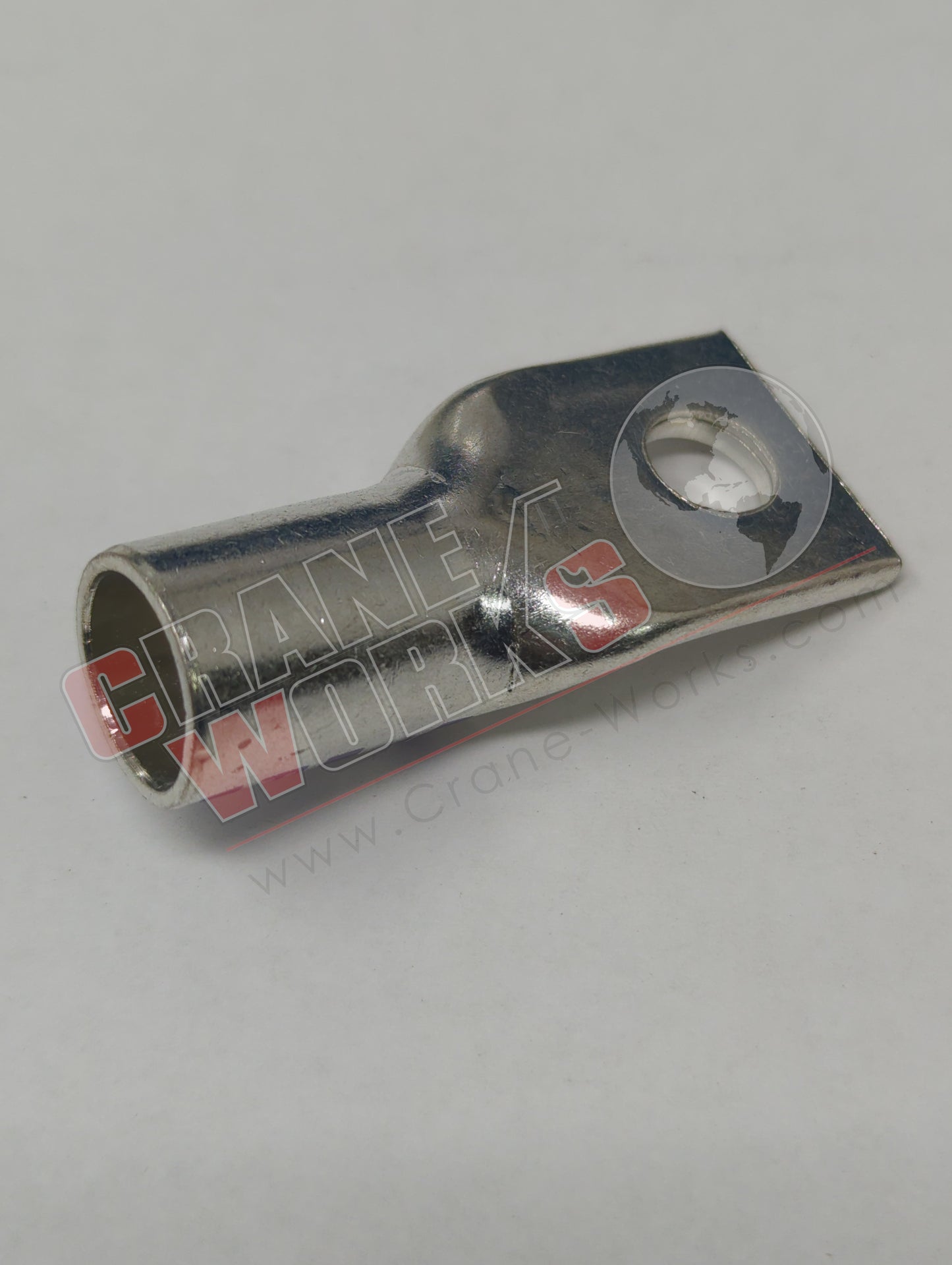 Picture of 17222, a  New Term-One Hole Lug 4/0 Ga. 3/8" Stud (44455), angle 2.