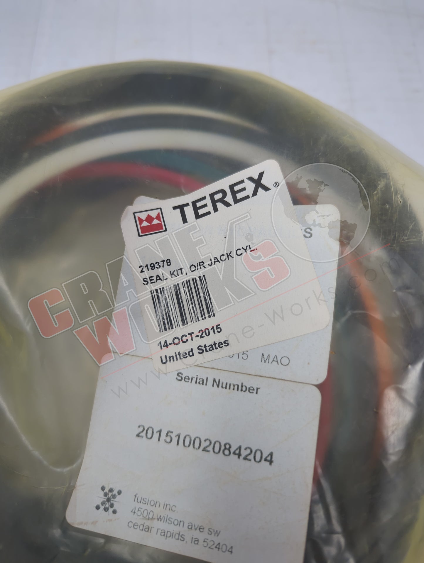 219378 | New Seal Kit, O/R Jack Cyl