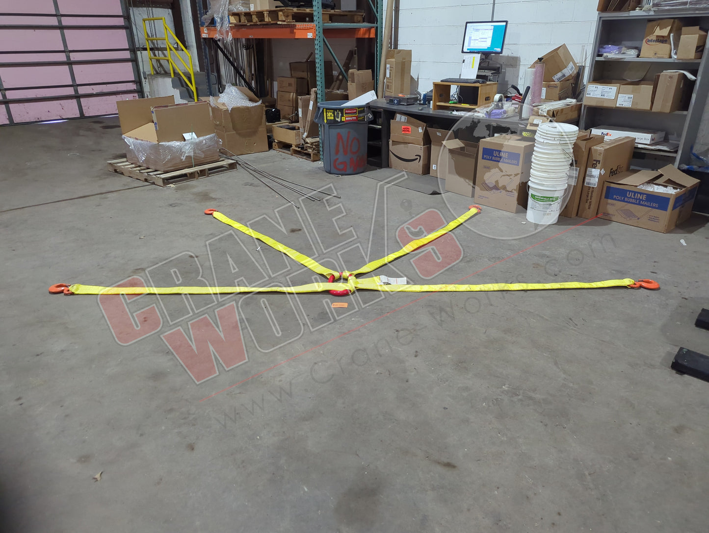 1101-01569 | New Bridle, 3" X 6' Two Ply Polyester Four Leg