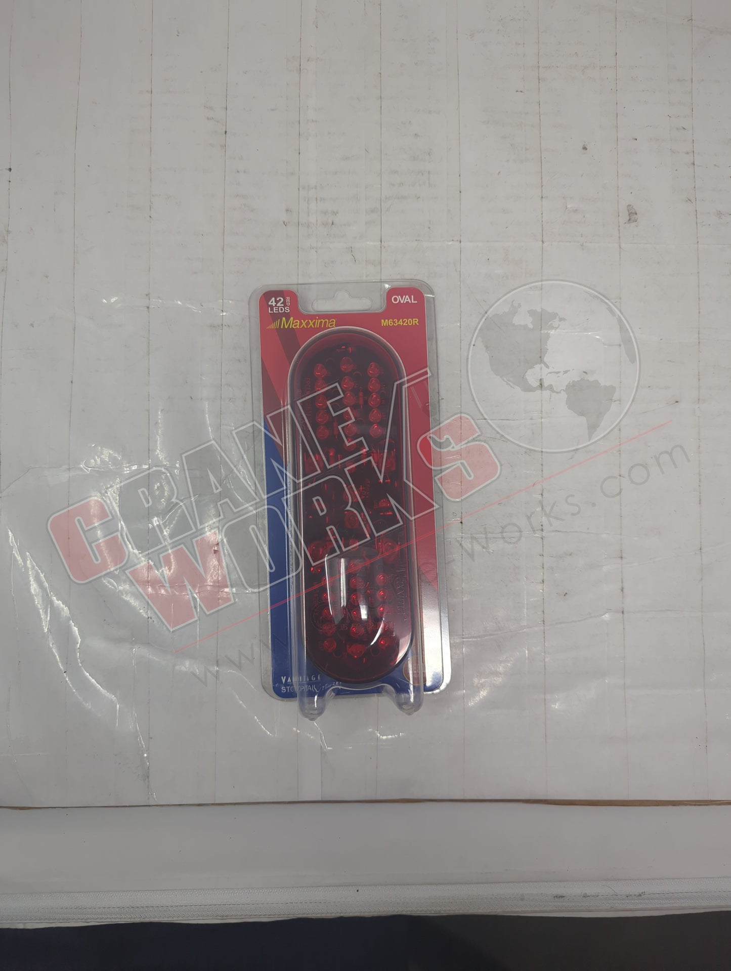 M63420R | New Oval Stt Red Led
