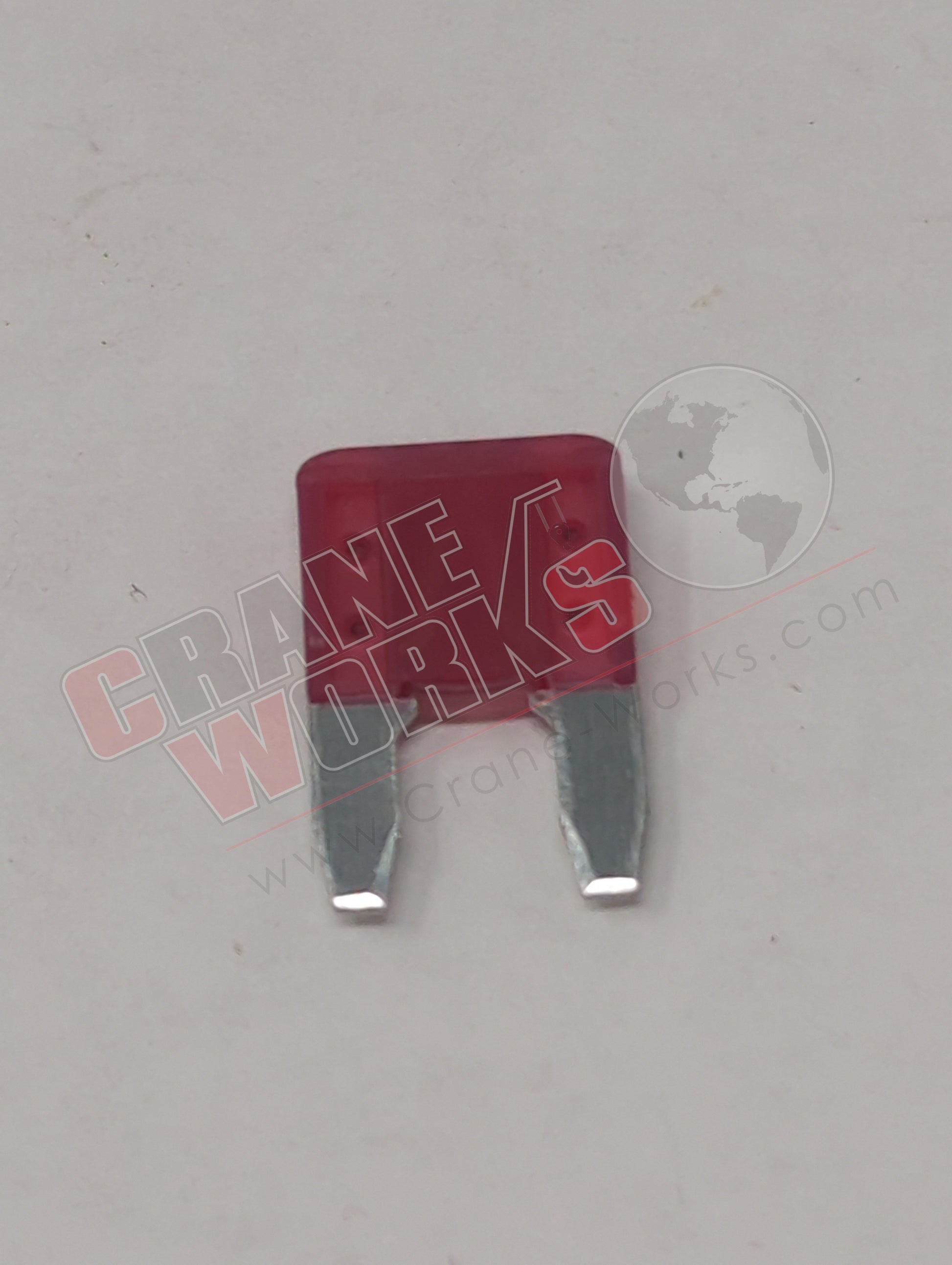 Picture of 7375, a  New 10 Amp Mini Fuse (43480), angle 2.