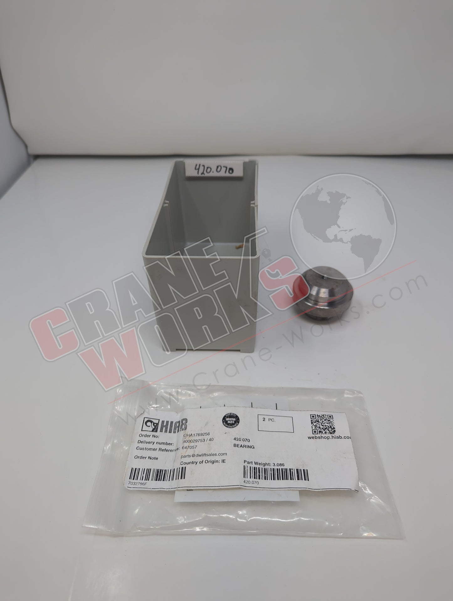 420.070 | New Stub Shaft, Greaseable