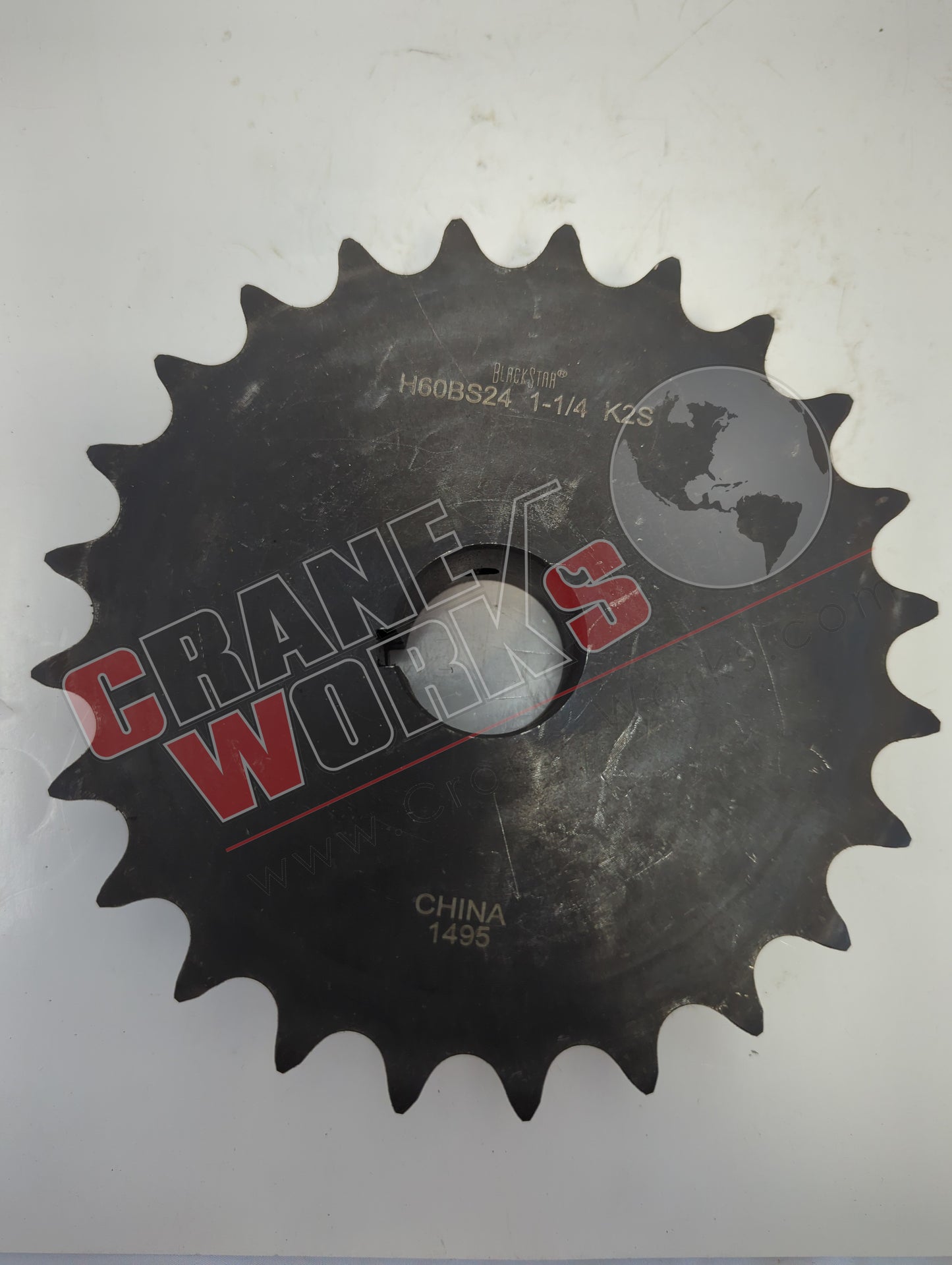 17DE | New 60B24 X 1.25 Sprocket W/ Key