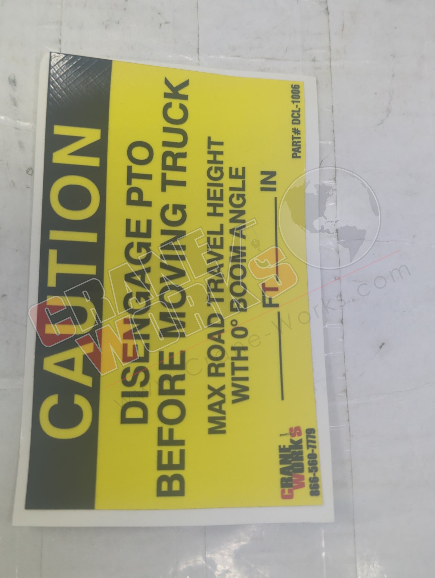 DCL-1006 | New Disengage Pto/Height