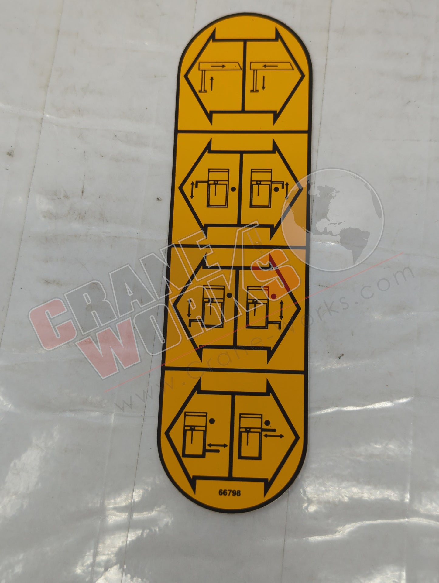 66798 | New Operating Lable 4 Free Ss