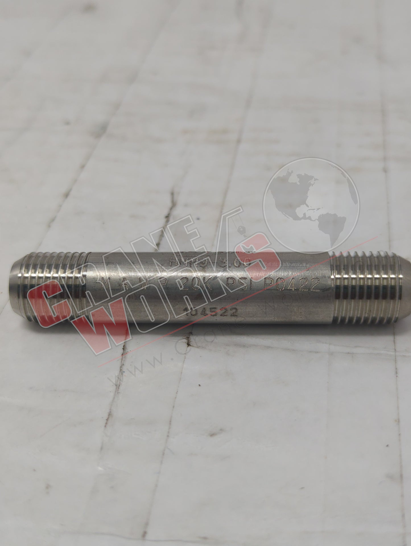 HMM6-3.00 | New 3/8" Mp Nipple X 3" Long