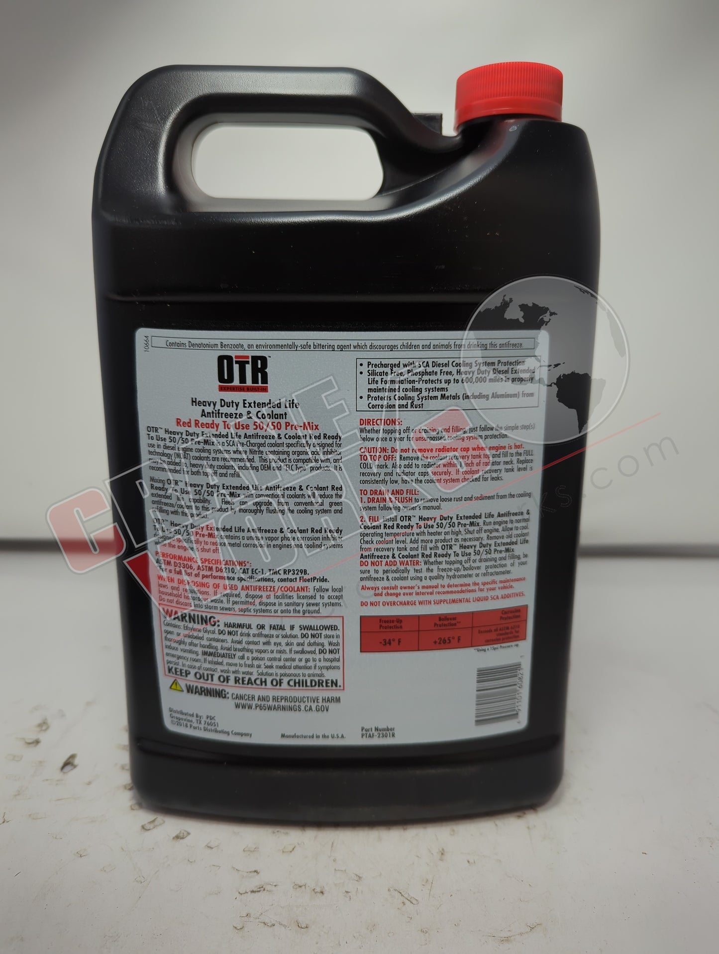 PTAF2101R | New Otr Light Duty Anitfreeze/Coolant 50/50 Premix