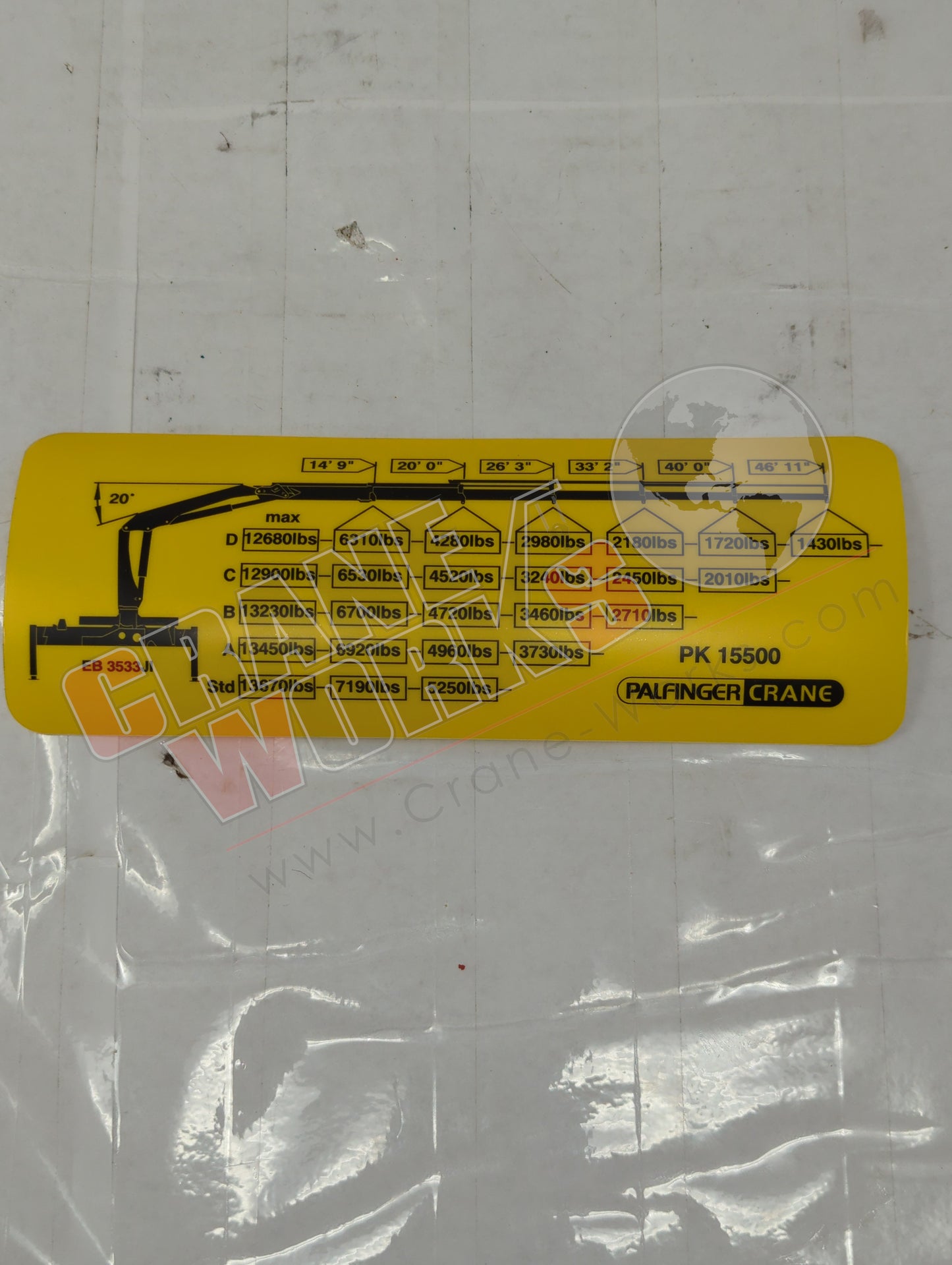 EB3533JI | New Load Chart