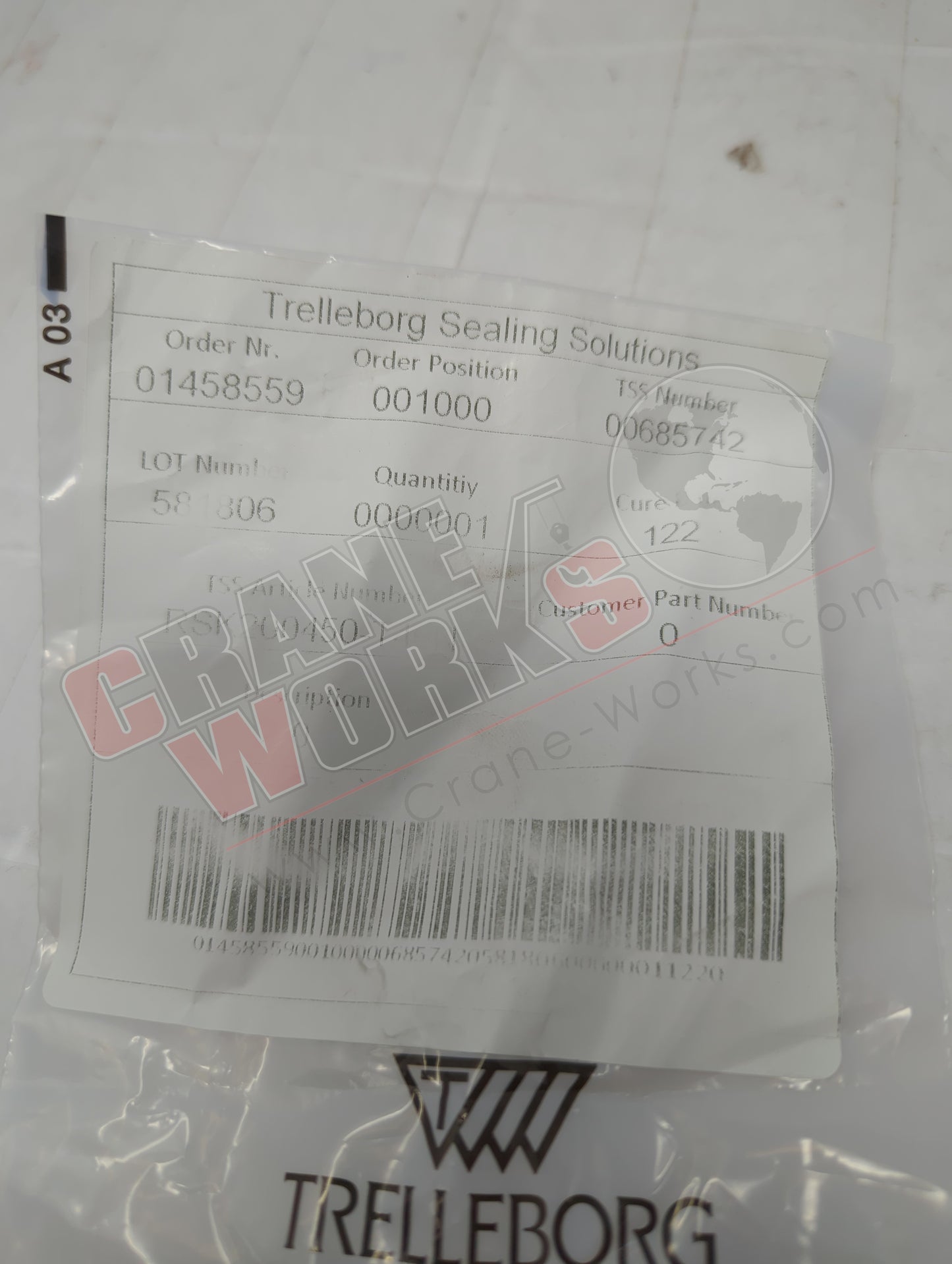 TD1061A | New Seal Kit