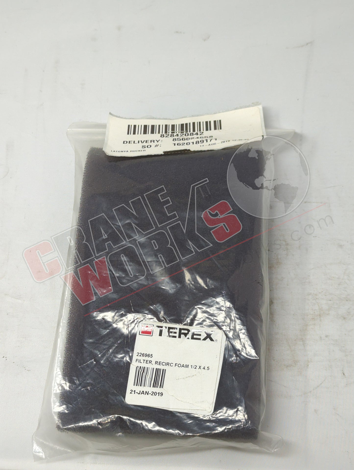 226965 | New Filter, Recirc Foam