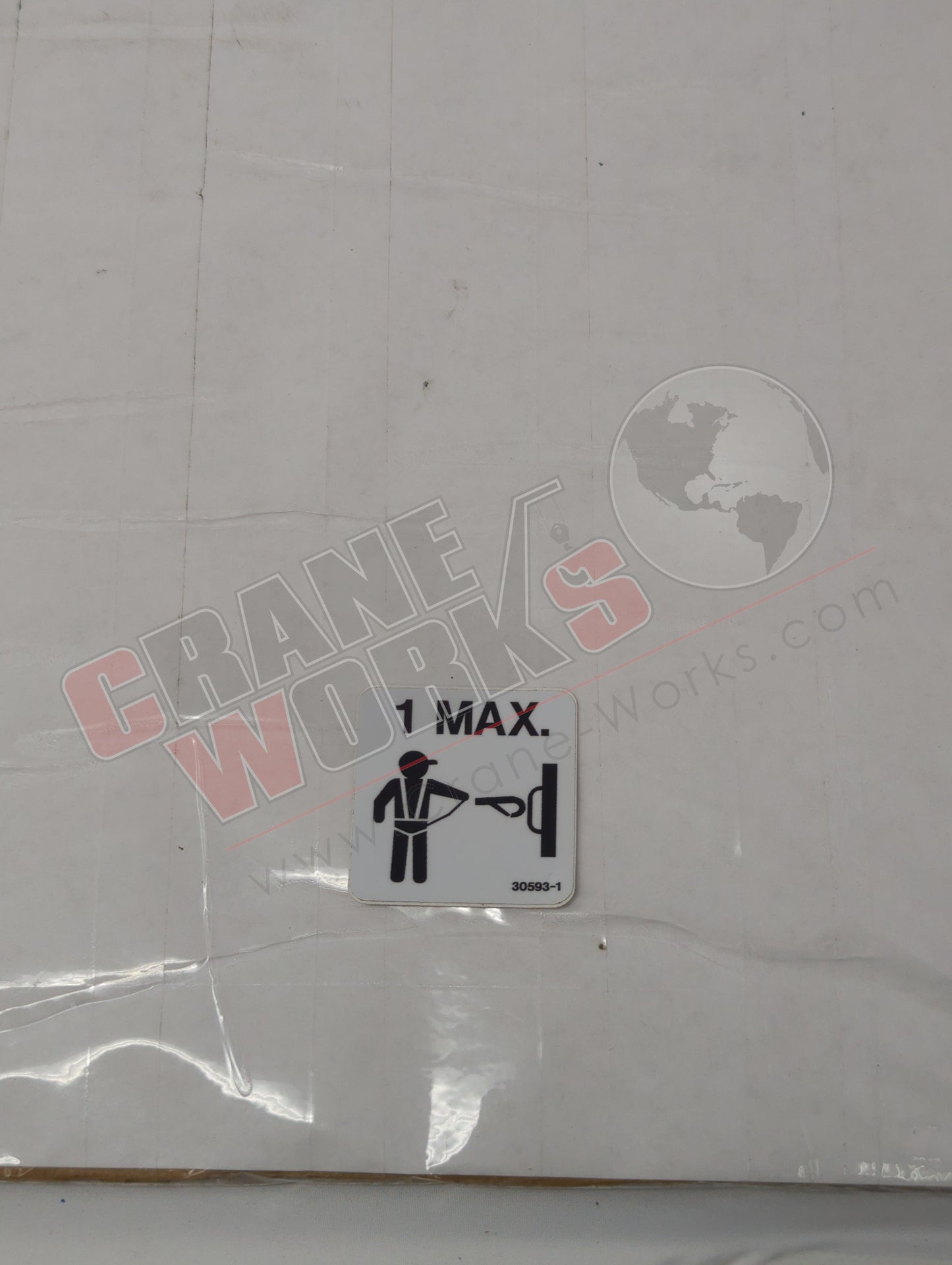 Picture of 30593-1, a  New Decal, Lanyard Attachment, angle 2.