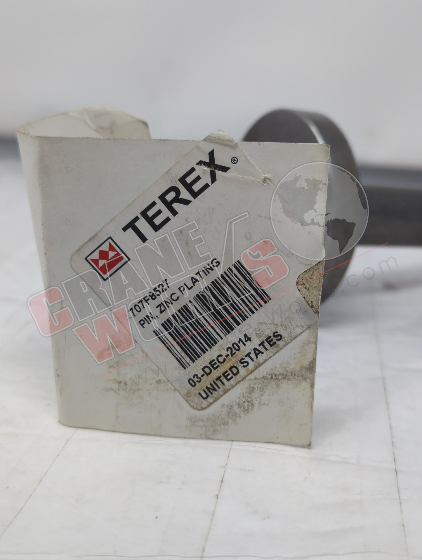707F8527 | New Pin, Zinc Plating