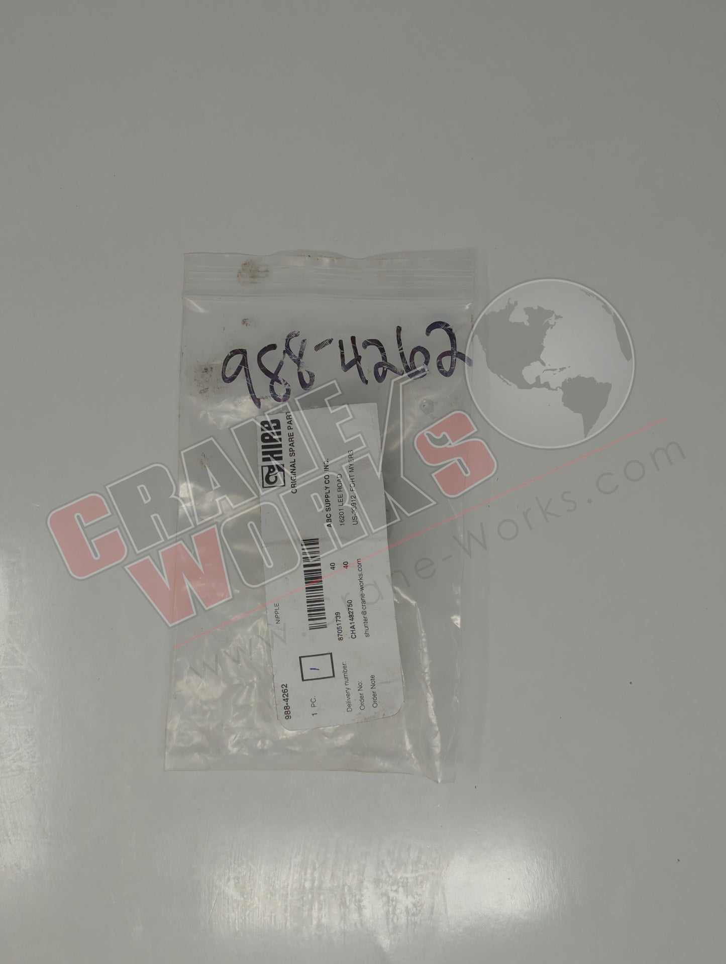 988-4262 | New Nipple