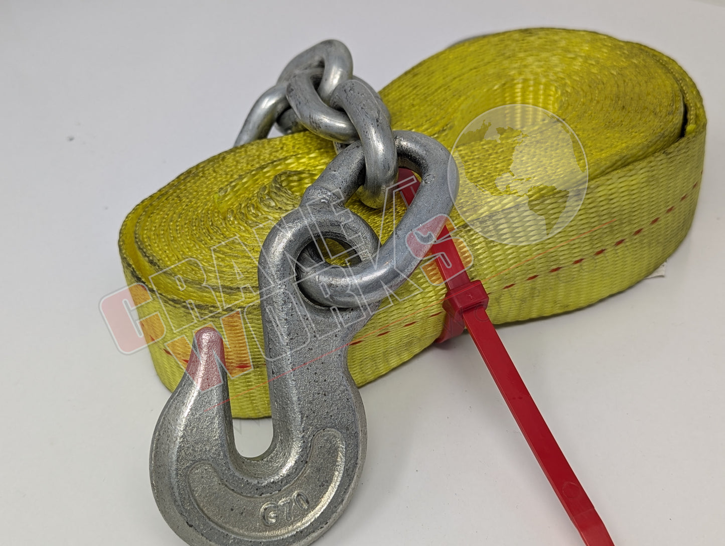 2082 | New Cargo Strap Fixed Ends J Hook