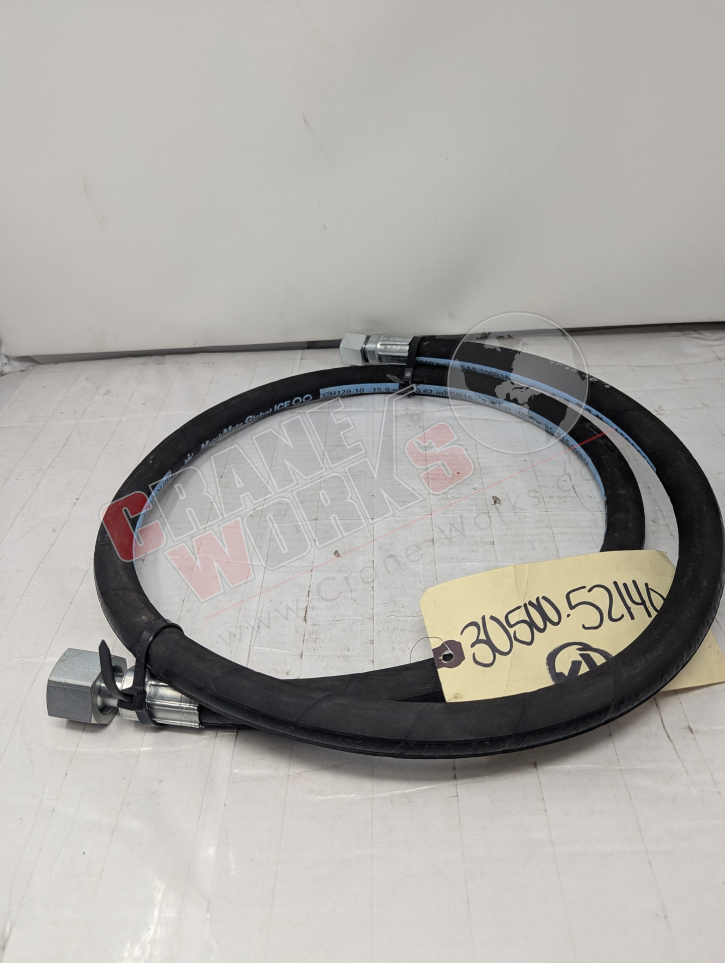 Picture of 30500.52140, a  New Hose Assy Str/Str, angle 2.