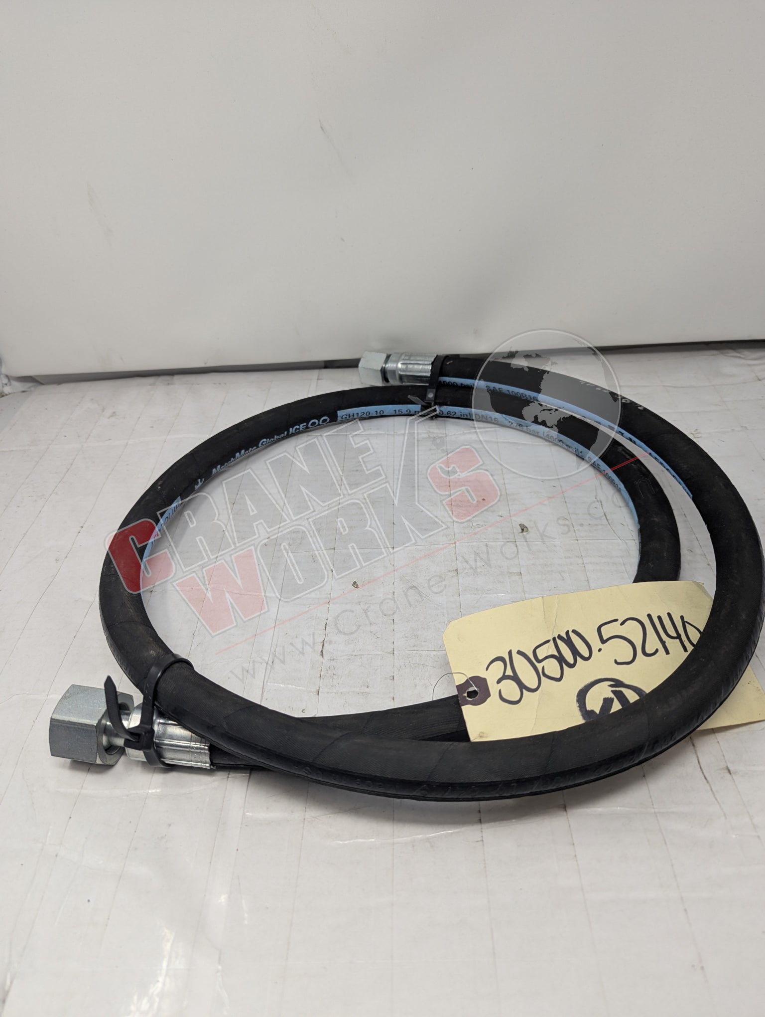 Picture of 30500.52140, a  New Hose Assy Str/Str, angle 2.