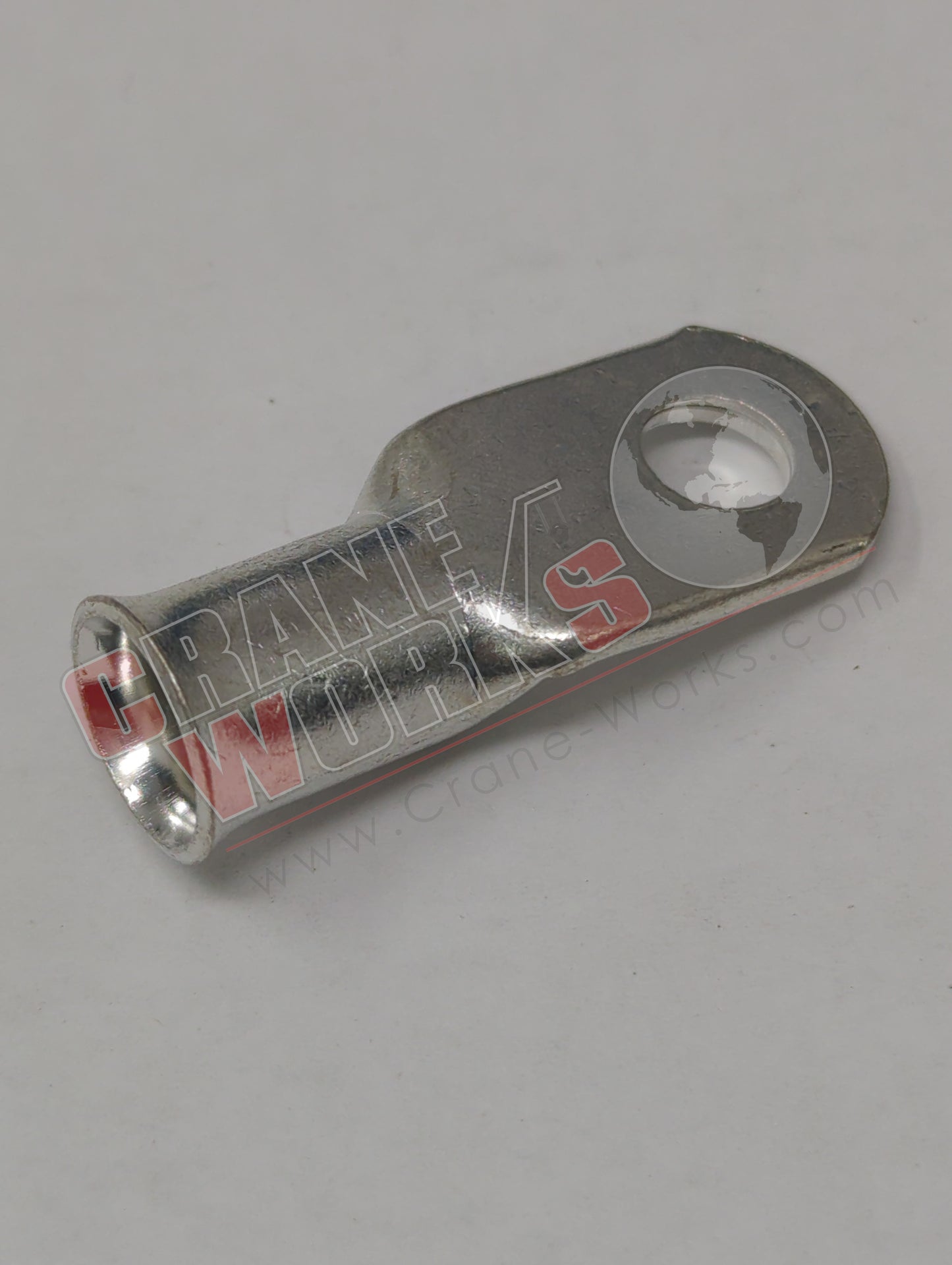 Picture of 23708, a  New Lug-Copper-Tin Plated 1/0 Ga. (43164), angle 3.