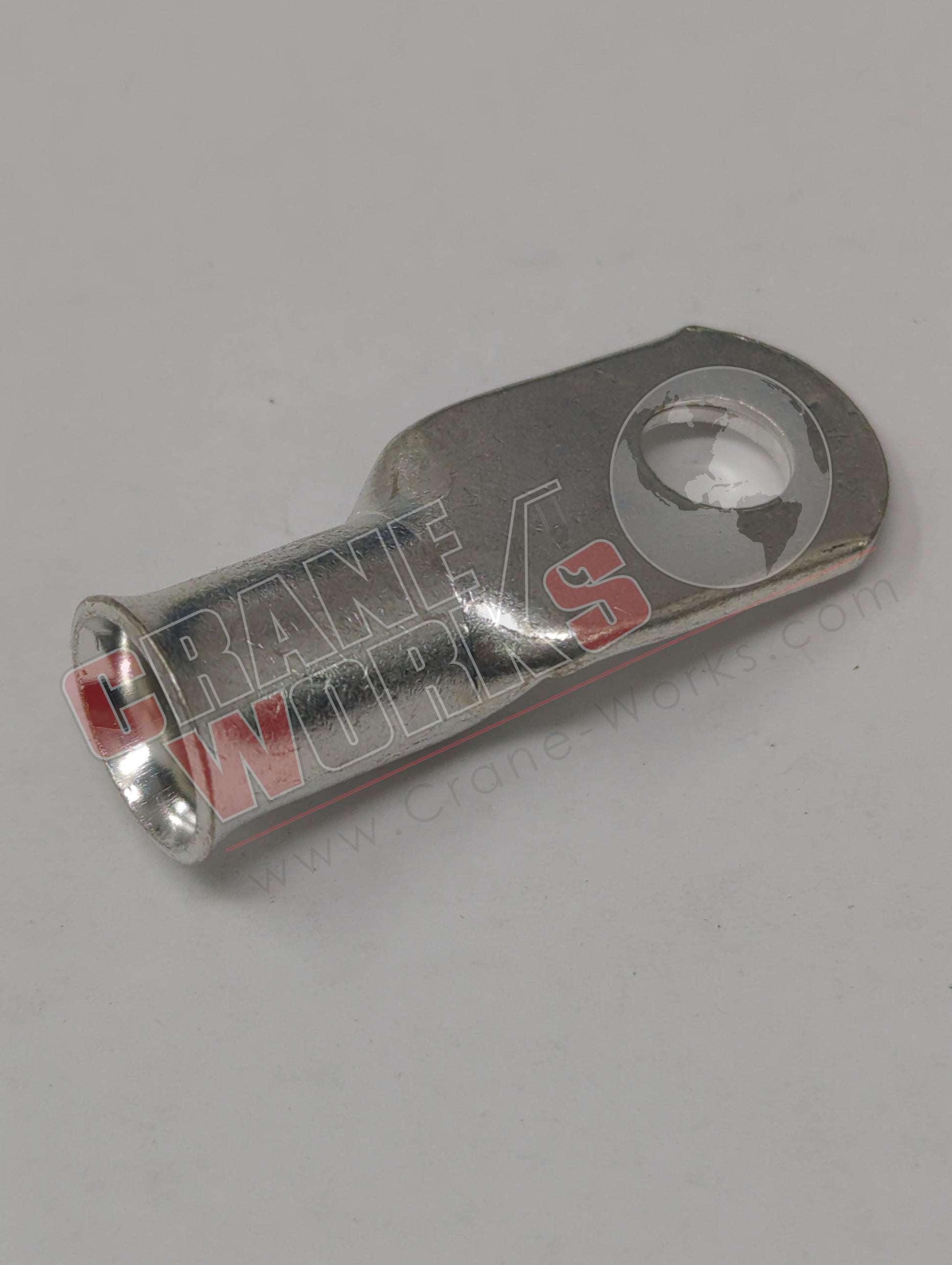 Picture of 23708, a  New Lug-Copper-Tin Plated 1/0 Ga. (43164), angle 3.