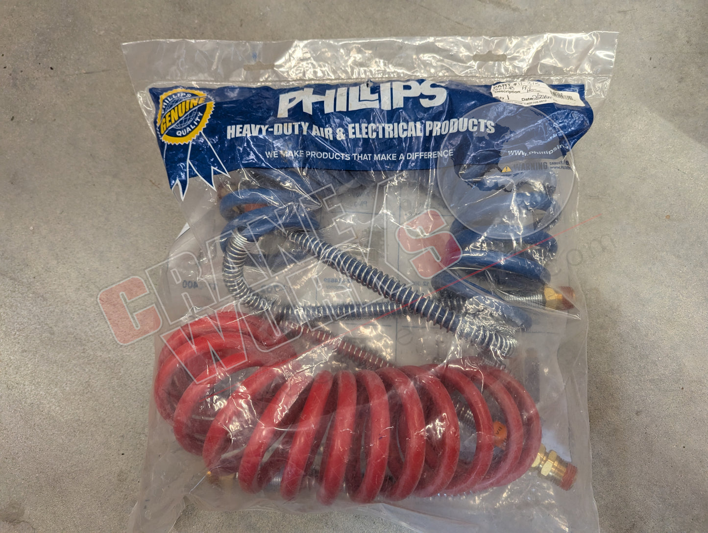 11-315 | New Red / Blue Air Coils 15Ft