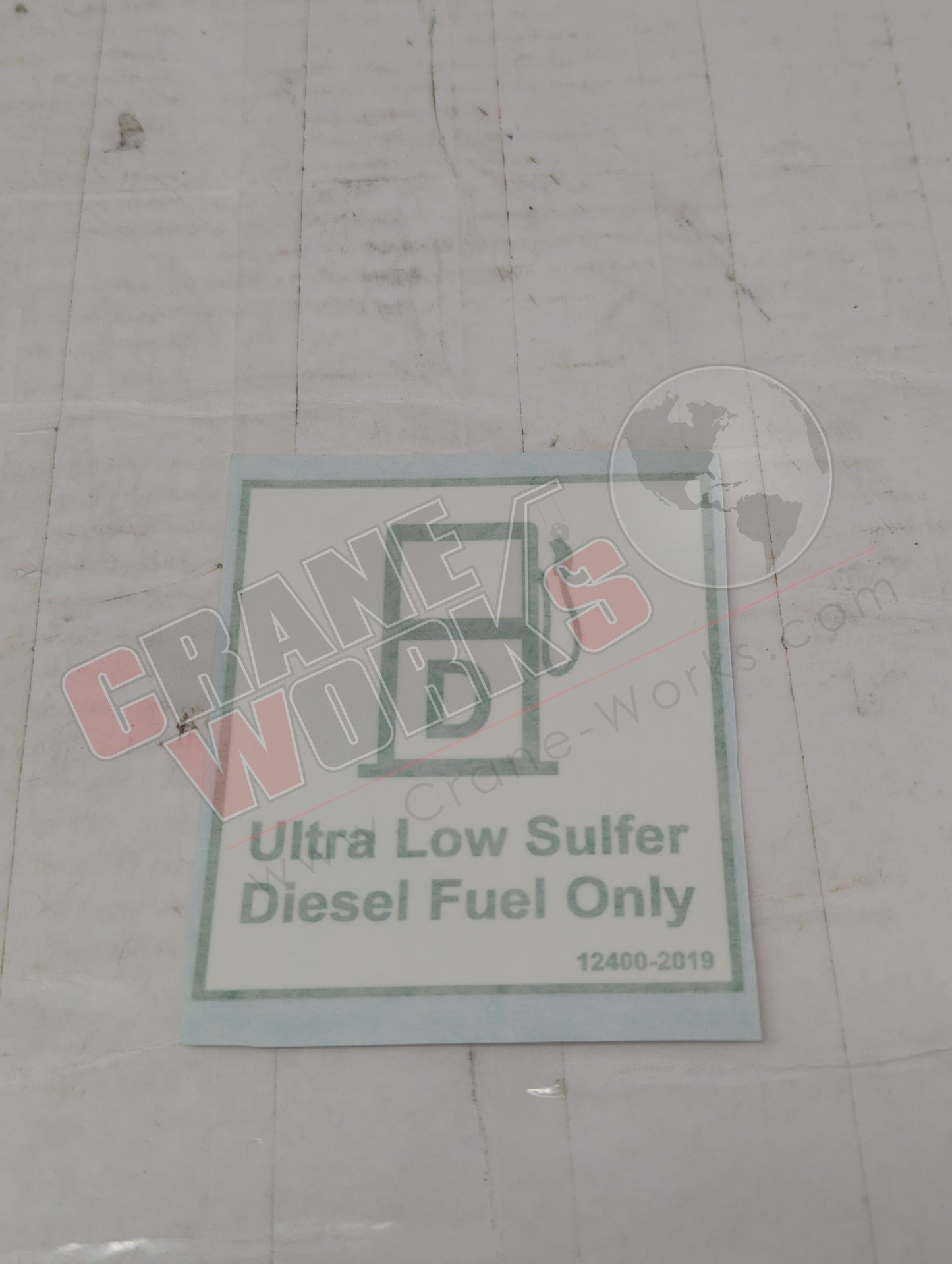 12400-2019 | New Decal, Ultra Low Sulfur Diesel