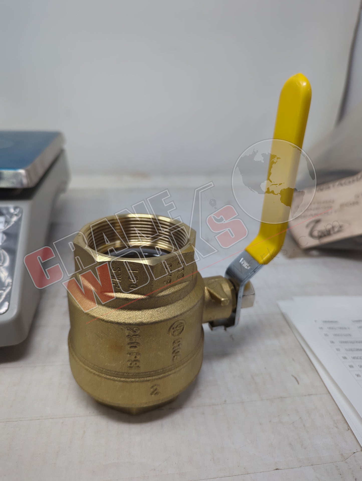 '-19059-2 | New 2" Brass Ball Valve
